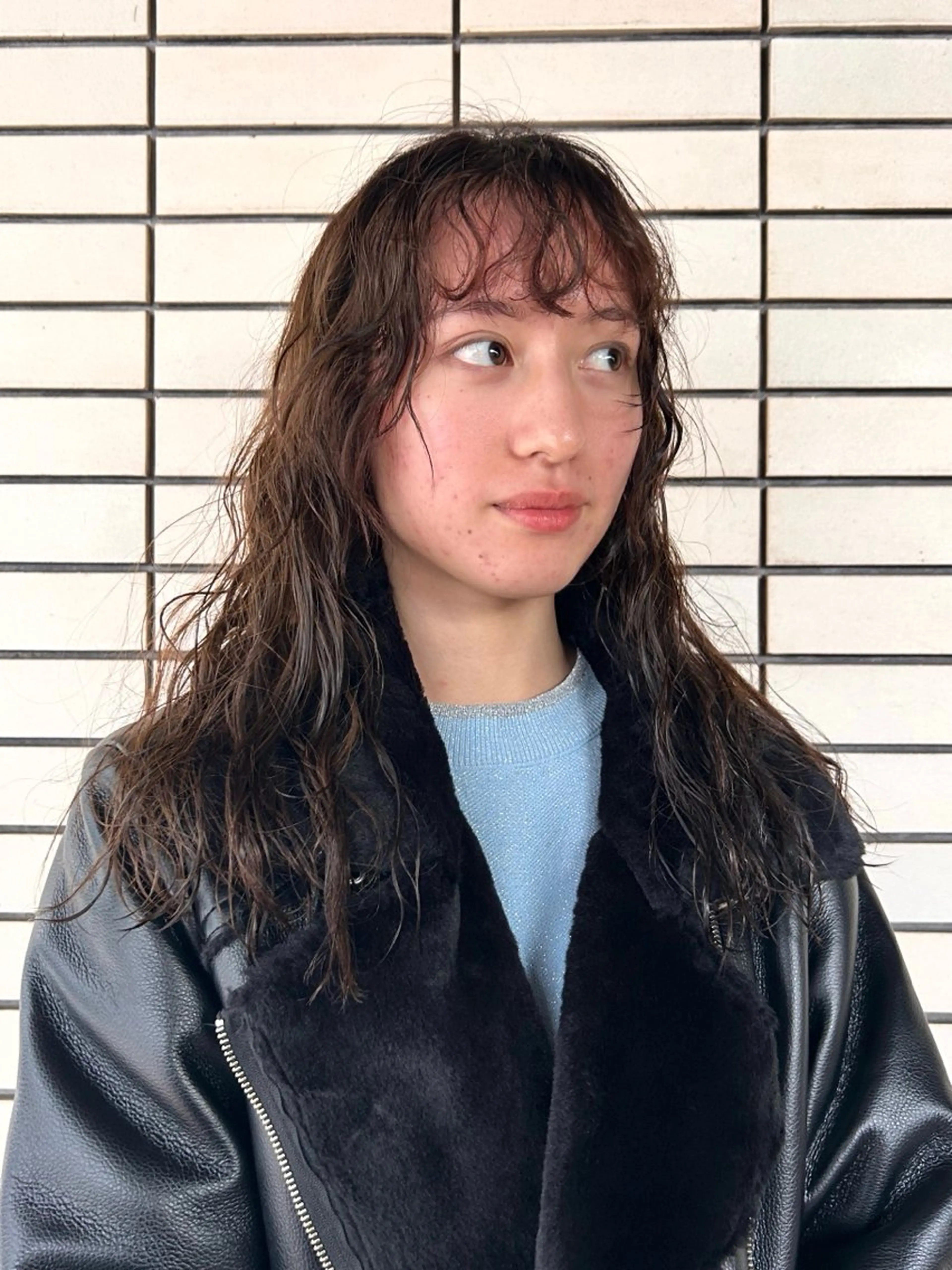 ロング パーマ デザインカット/ パーマ/nanaのヘアスタイル