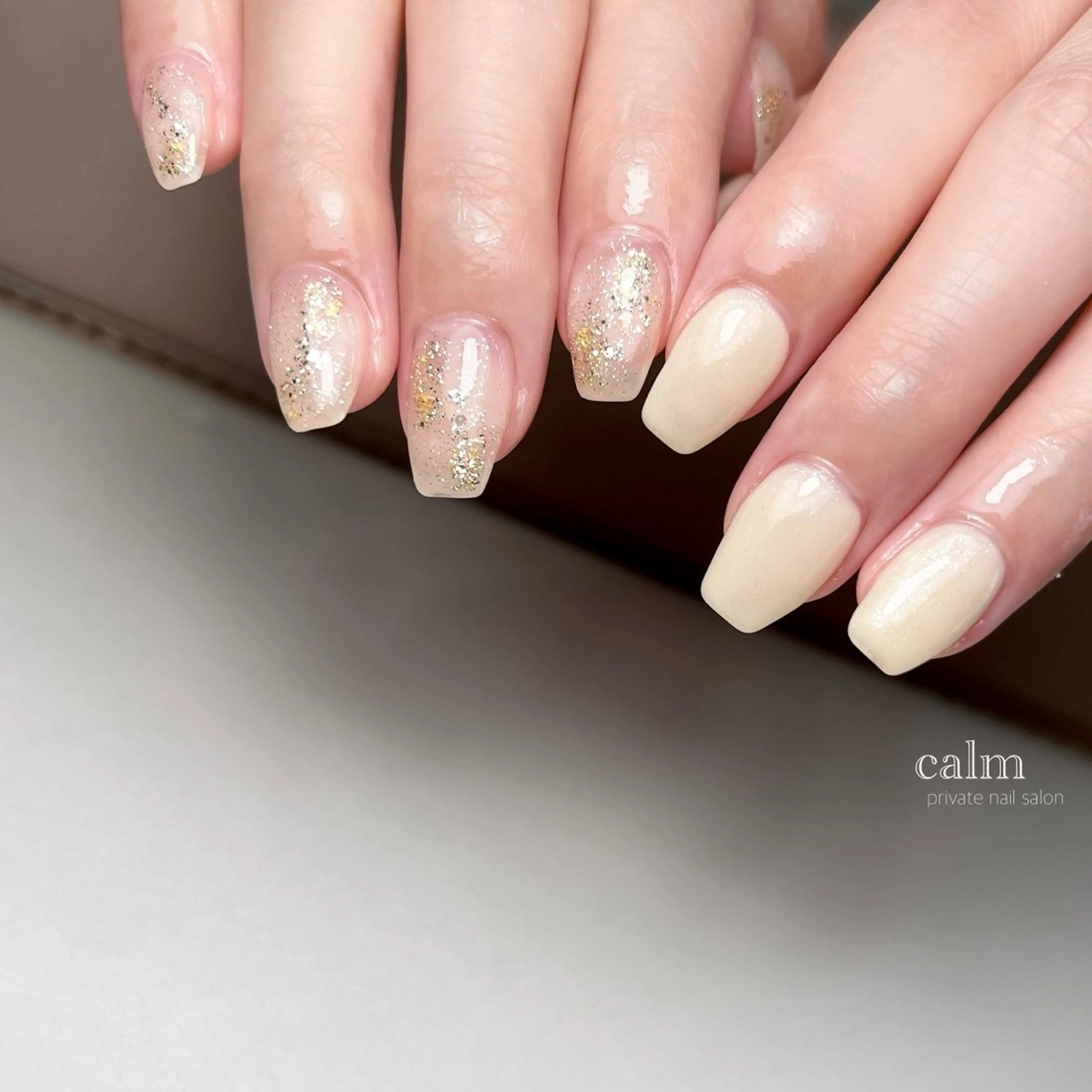 ネイル アートネイル ハンドネイル calm 〔ｶｰﾑ〕のネイルデザイン
