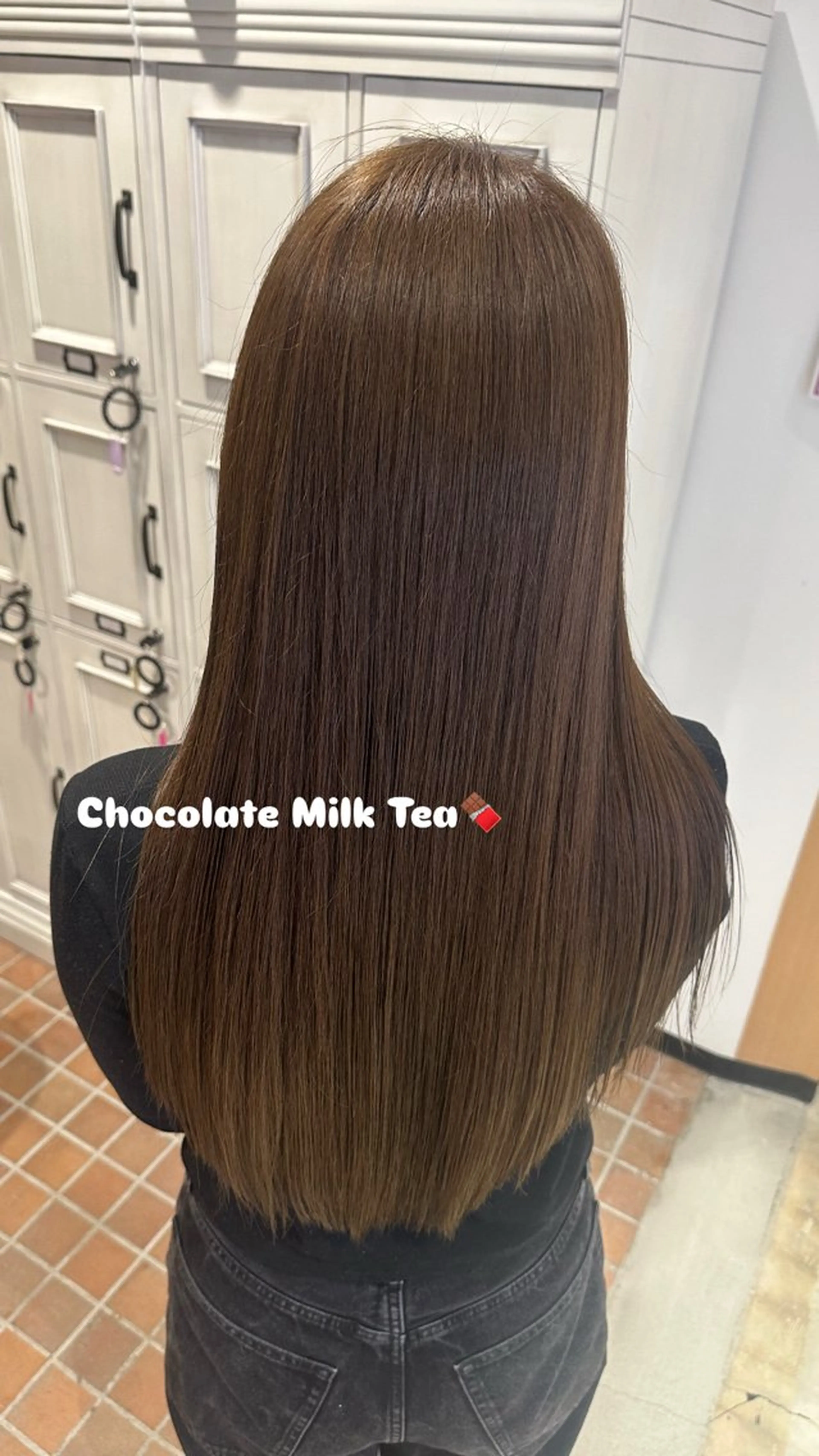 ロング カラー 坂庭 美夢のヘアスタイル