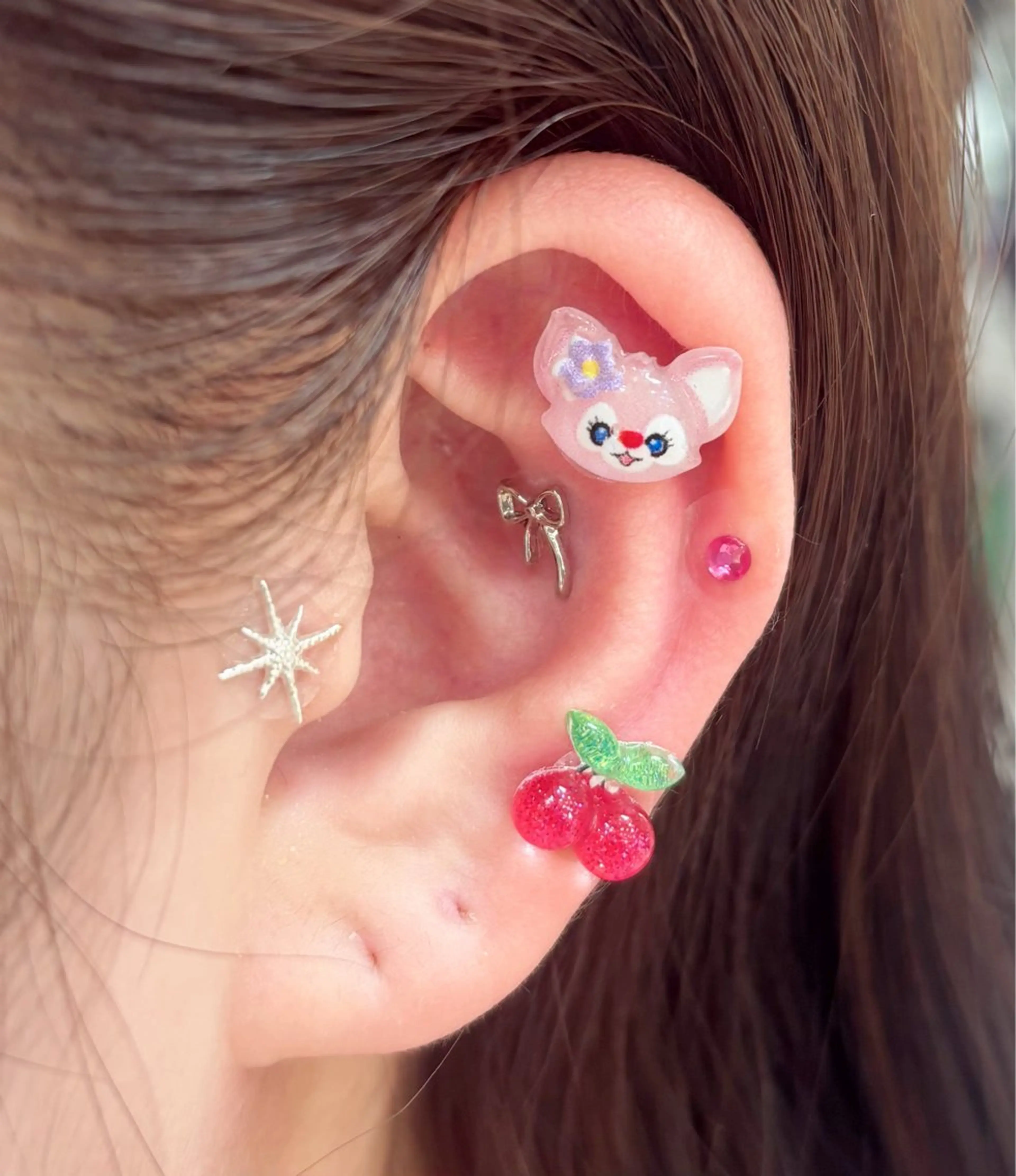 耳ツボジュエリー6粒💎✨の写真