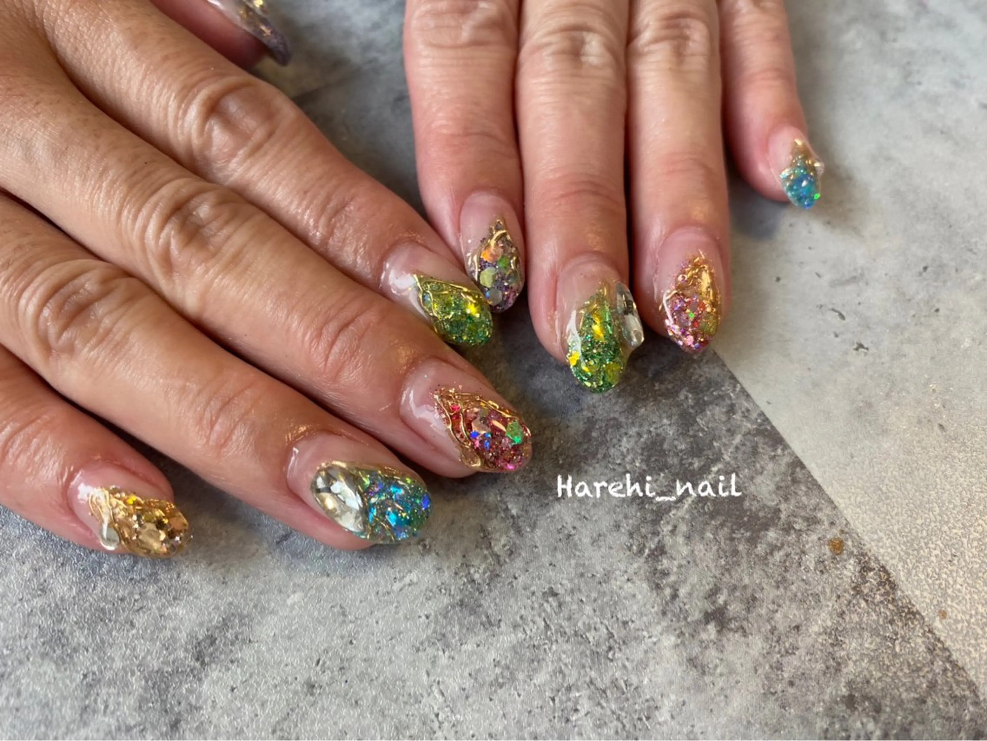 ネイル ハンドネイル Harehi_ nailのネイルデザイン