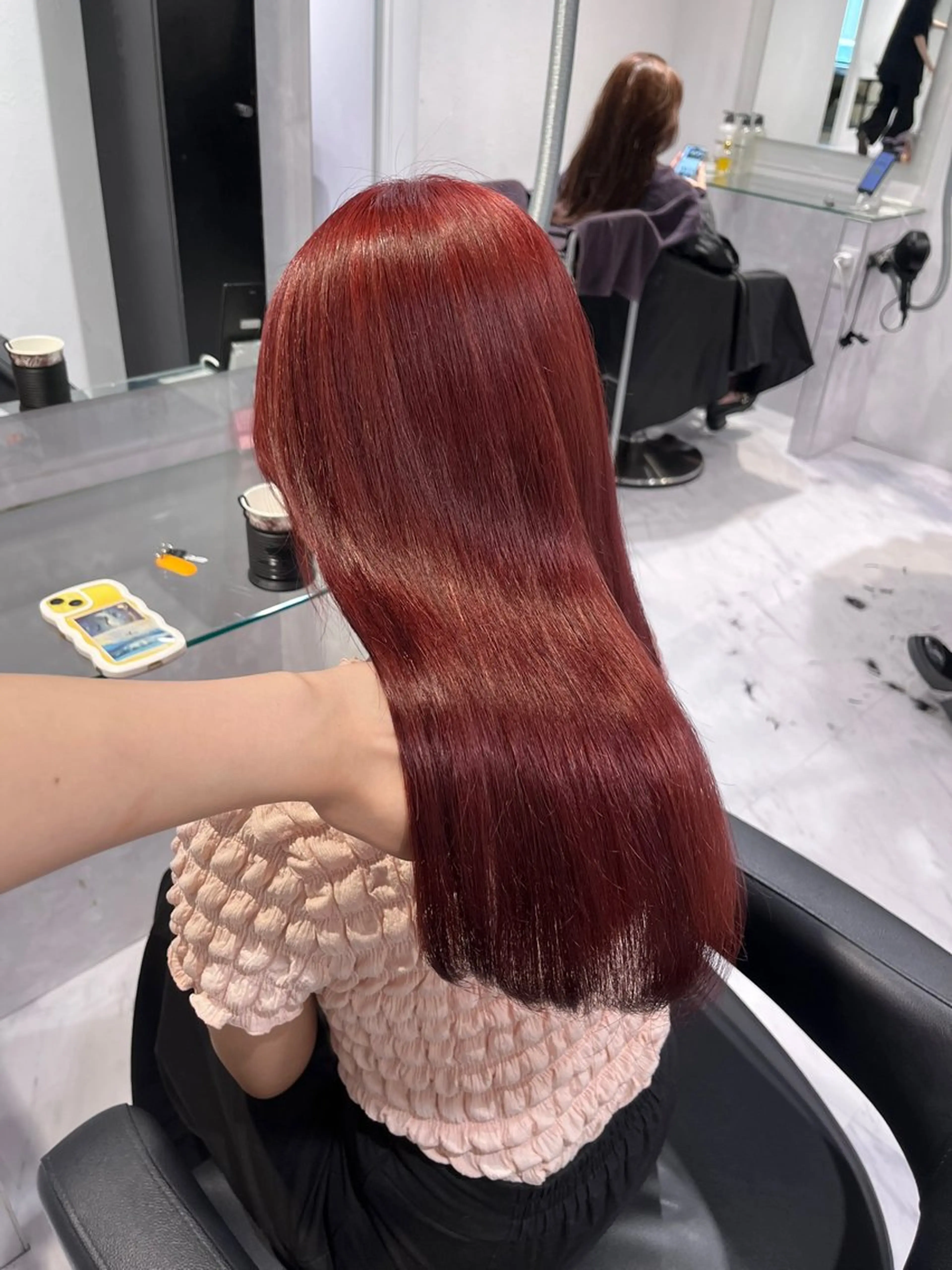 ロング カラー 🫧うる艶トレンド 🫧透明感カラーのヘアスタイル