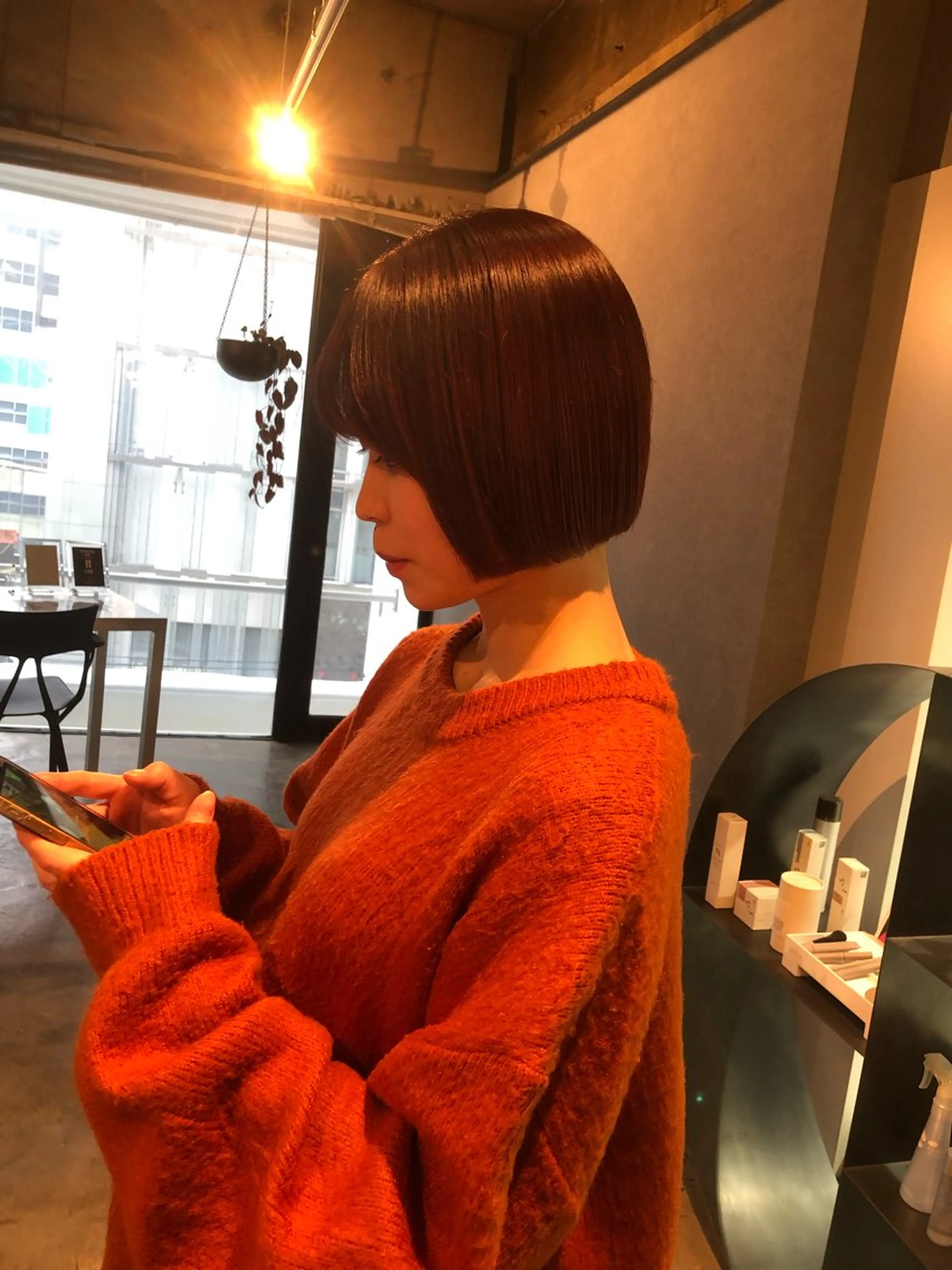 ショート ショートボブ ボブ ショートヘア イトシテ所属・不藤 代史伽のヘアスタイル