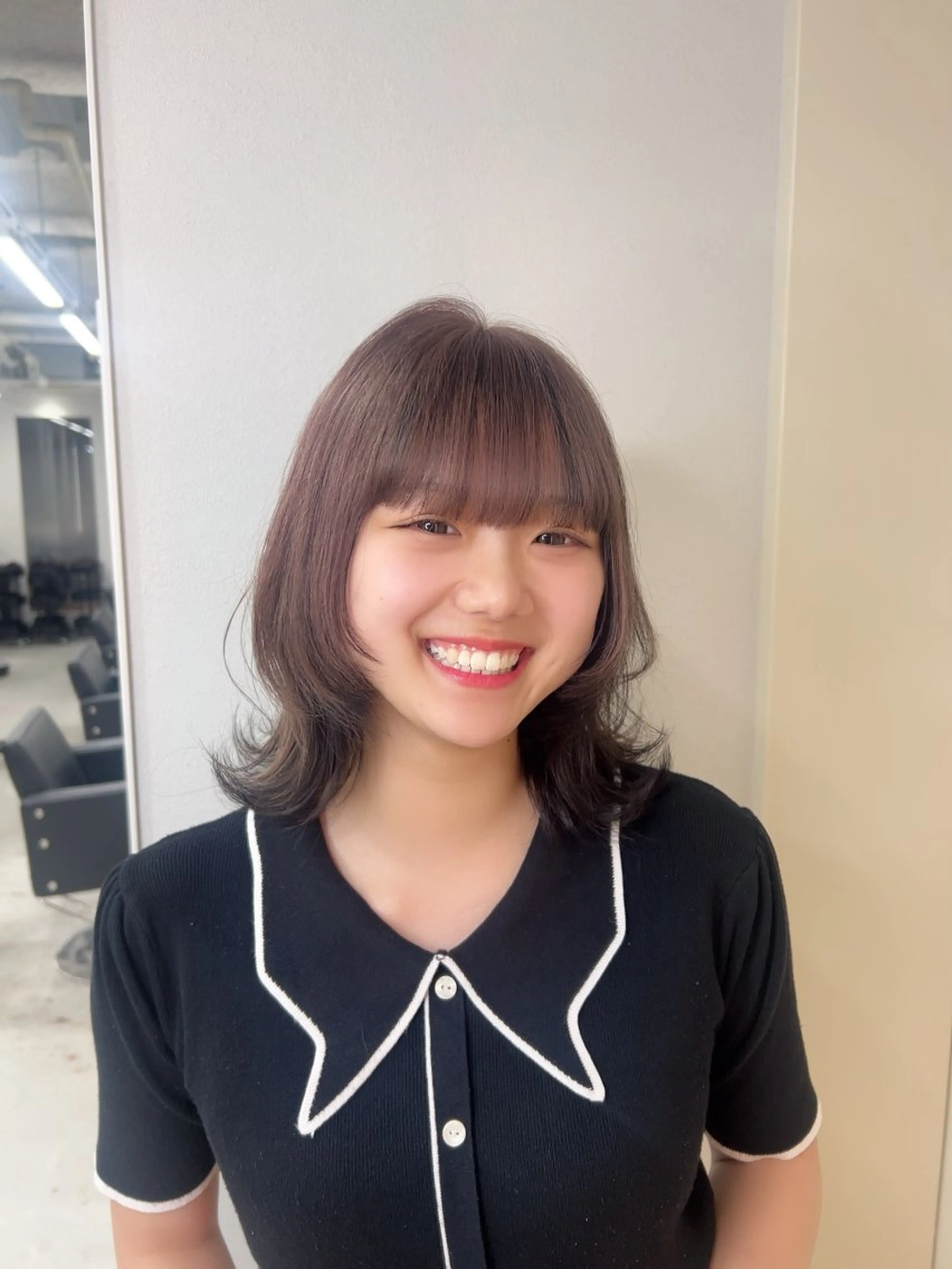 カラー ヘアカラー GiseL さあや博多ハイトーンのヘアスタイル