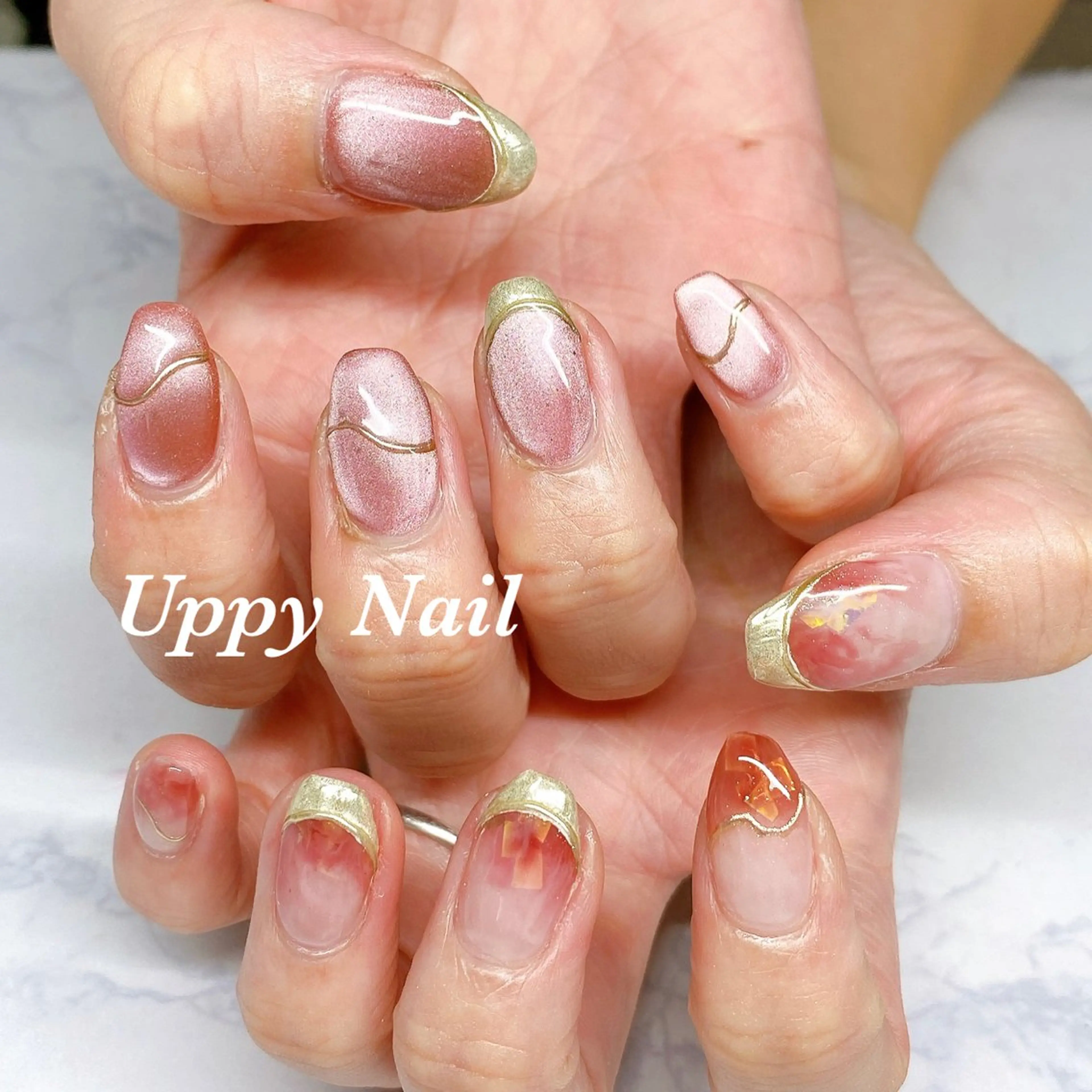 ネイル ハンドネイル Uppy Nail ukyoのネイルデザイン