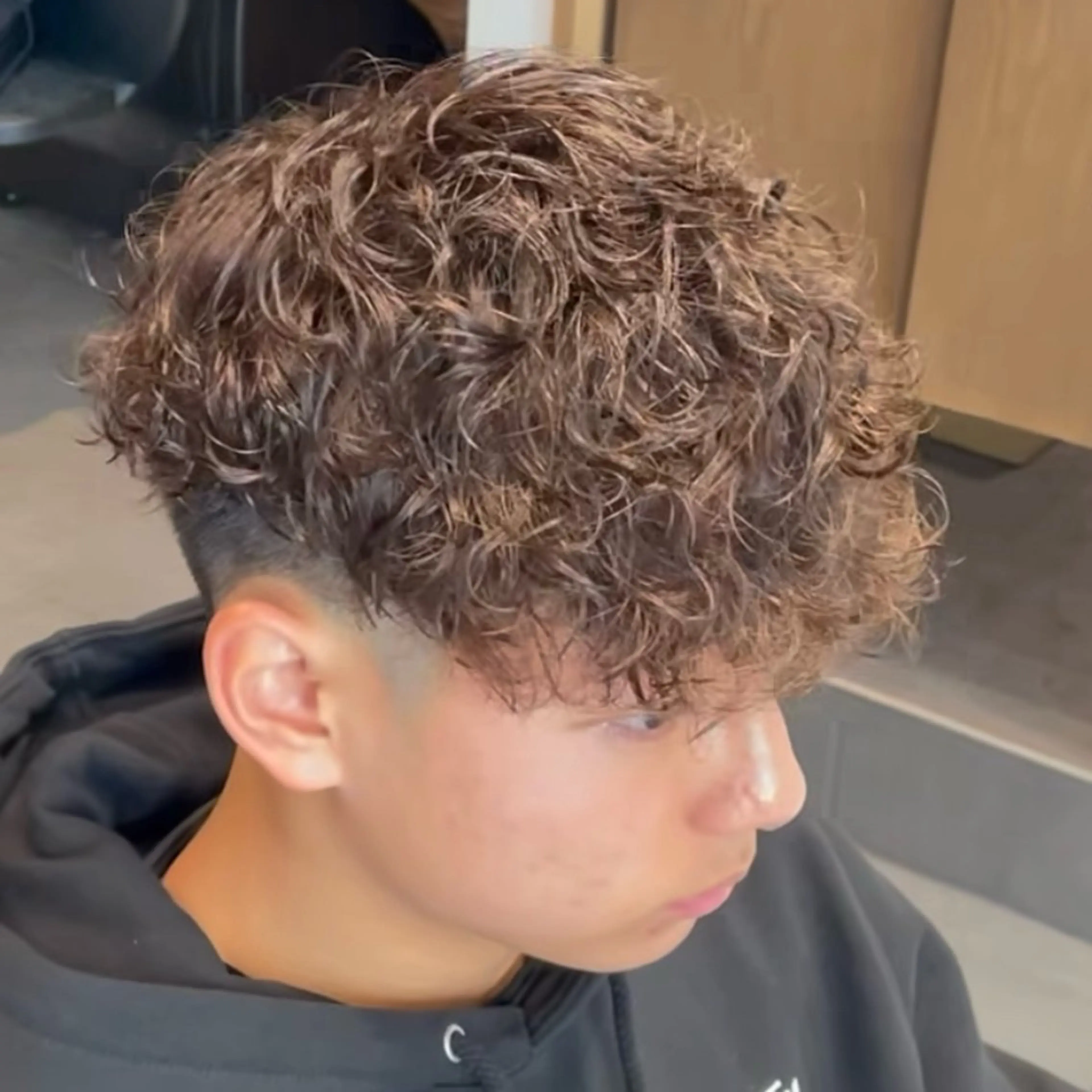 メンズ スペインカール メンズ専門/パーマ 特化/栄/北出瑞貴のヘアスタイル