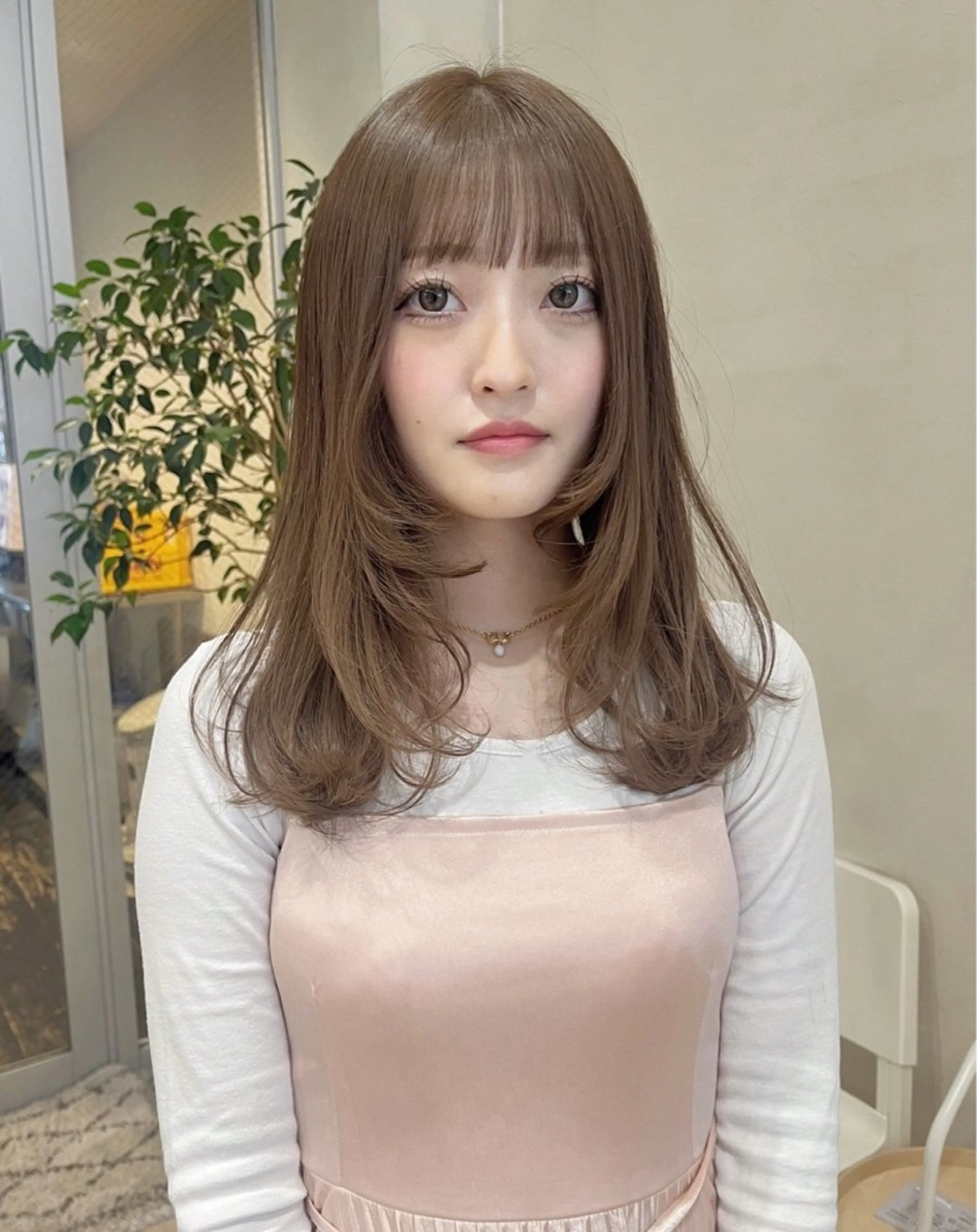 ロング カラー nakahara madokaのヘアスタイル
