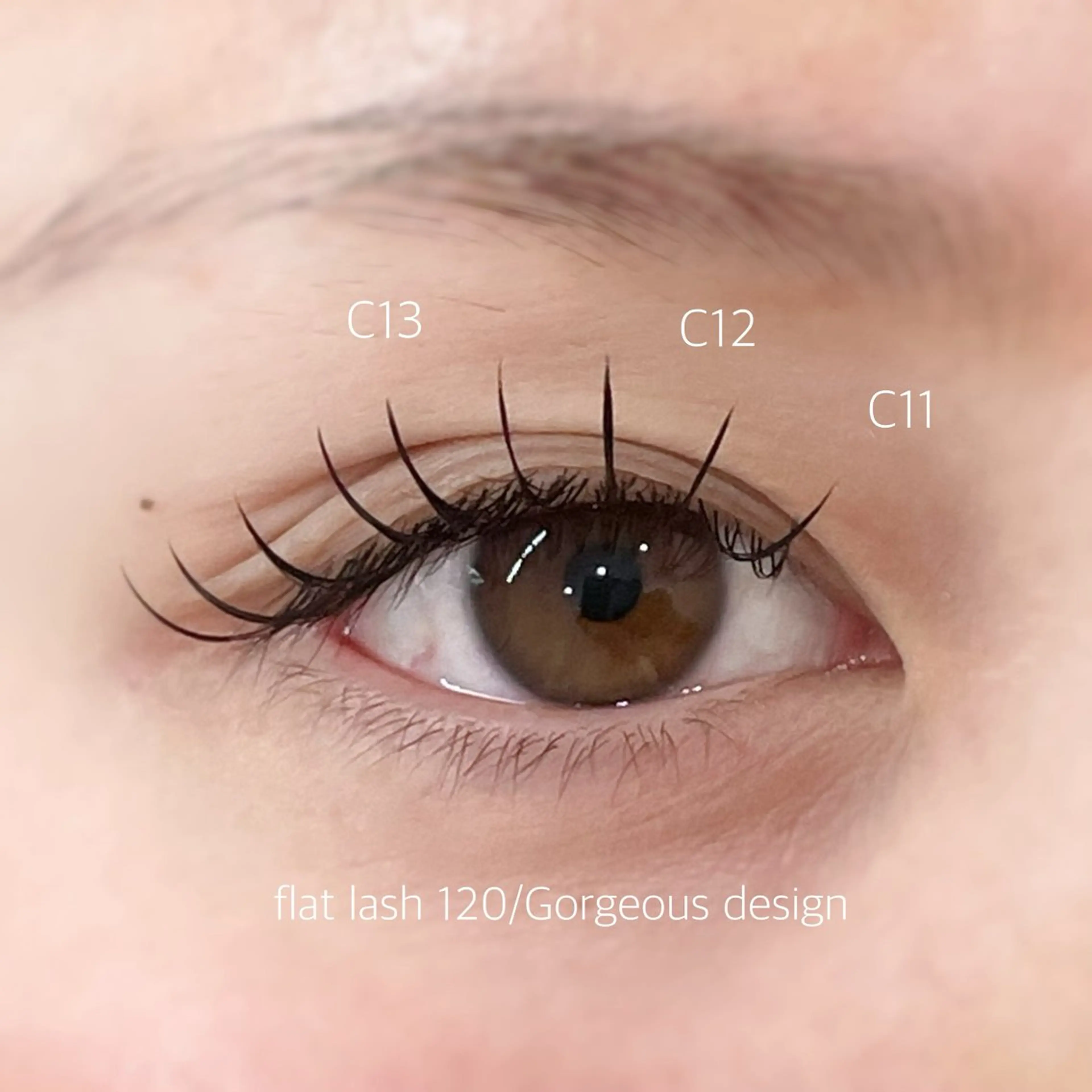 マツエク・マツパ マツエク beauty eye所属・中島 美月のマツエク・マツパデザイン