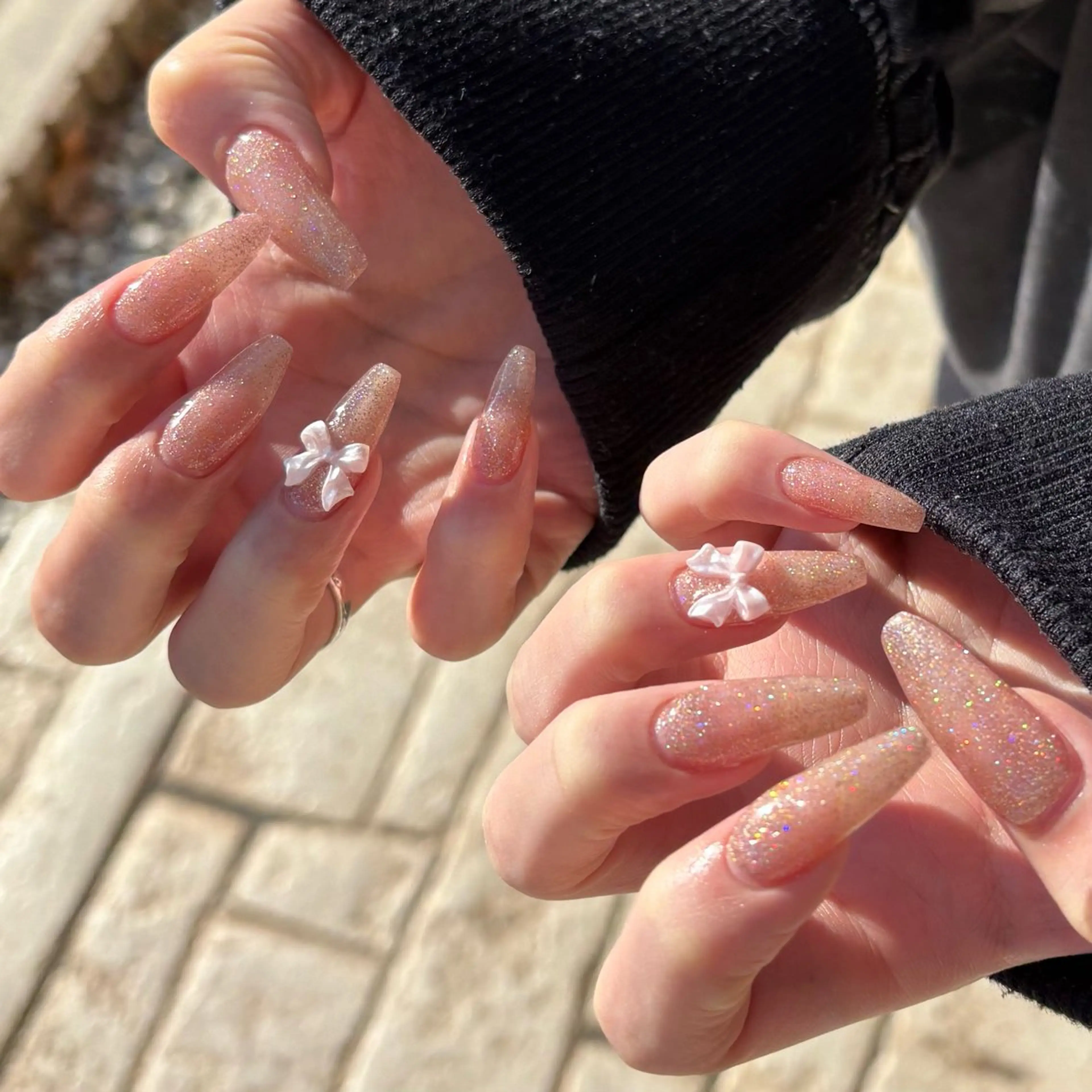 【ワンカラー・ラメ・マグネット・フラッシュ】の写真