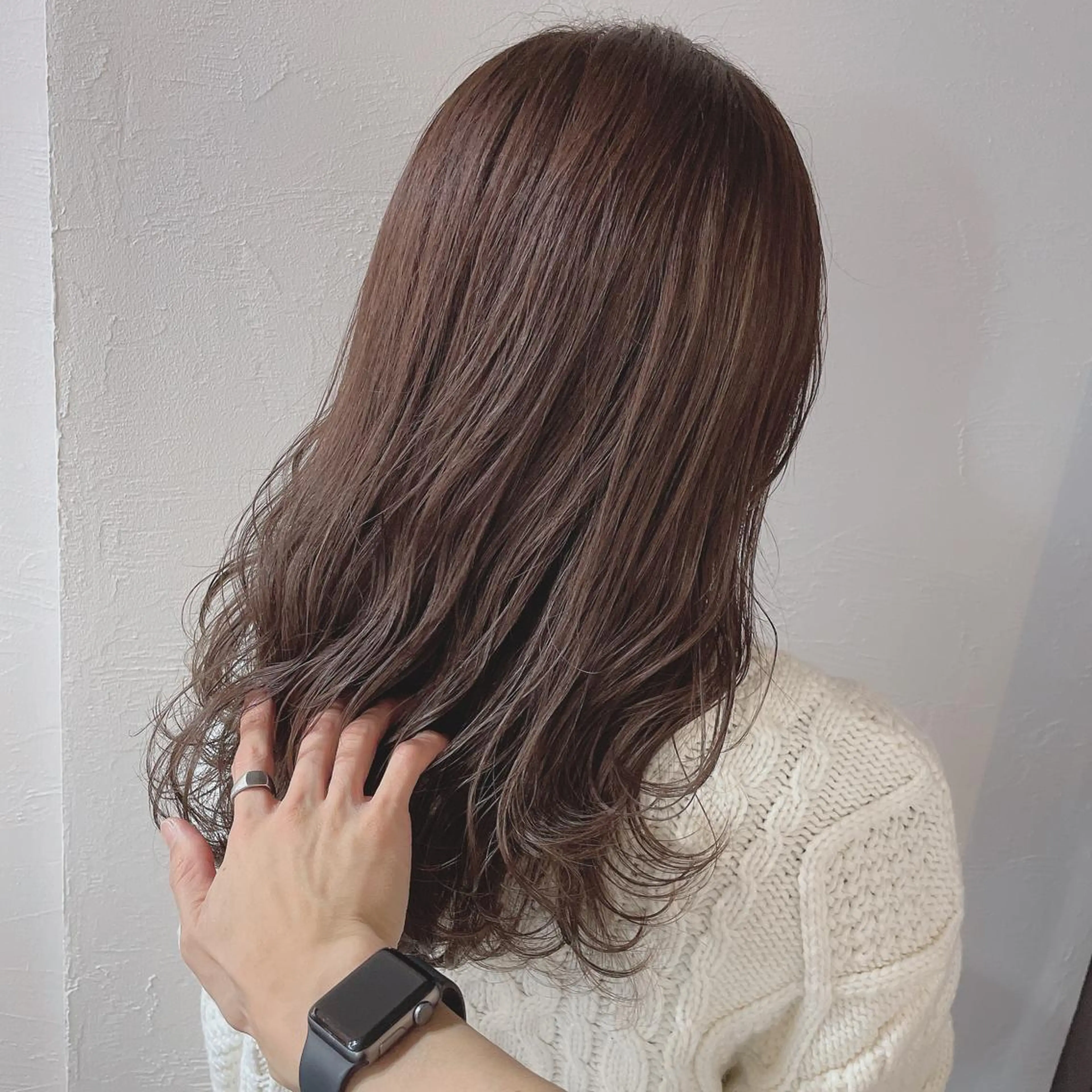 セミロング カラー ベージュカラー モカベージュ eyl ~ｴｲﾙ~所属・赤味消し髪質改善特化 🫧eyl西梅田🫧のヘアスタイル