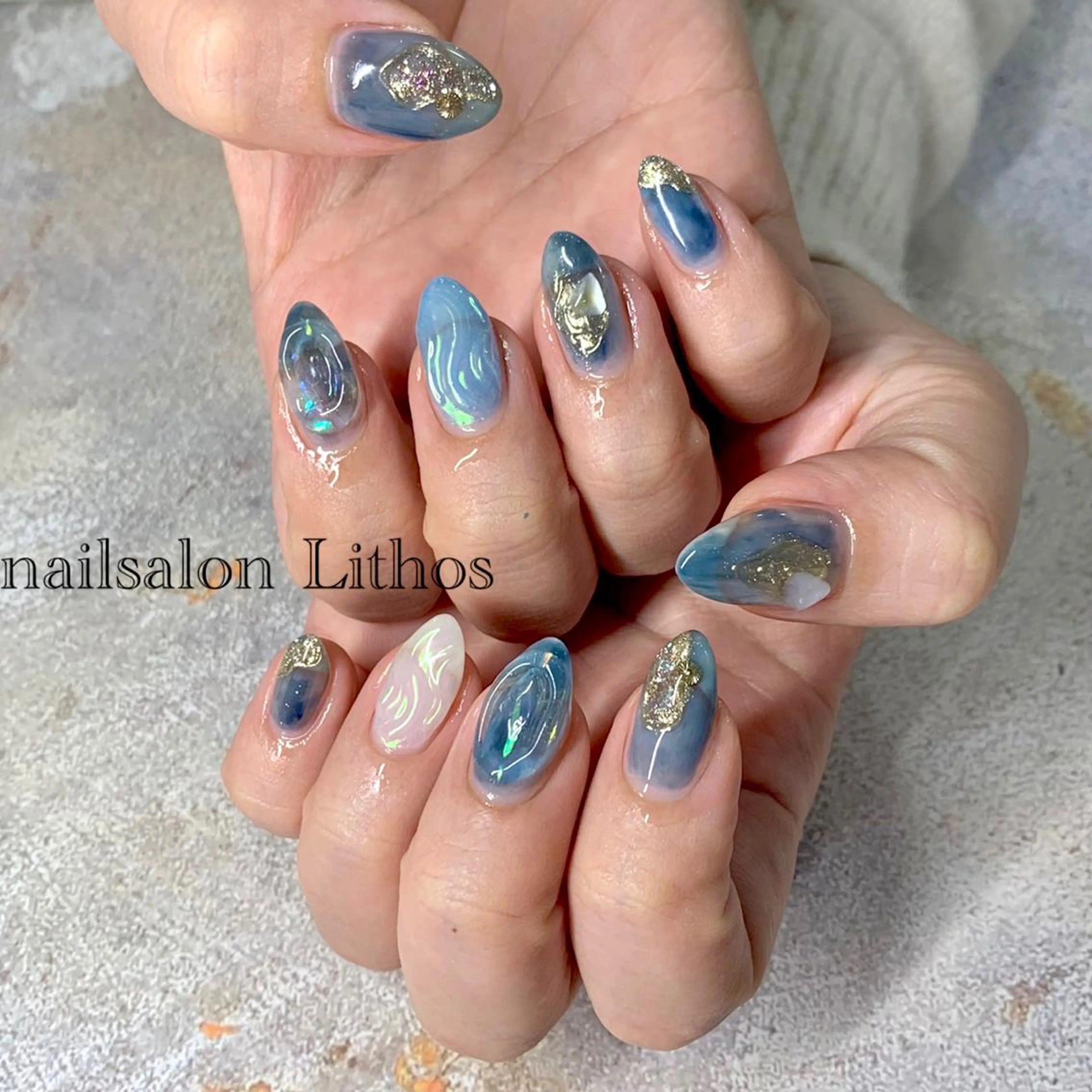 ネイル ハンドネイル nailsalon Lithos所属・nailsalon Recontreのネイルデザイン