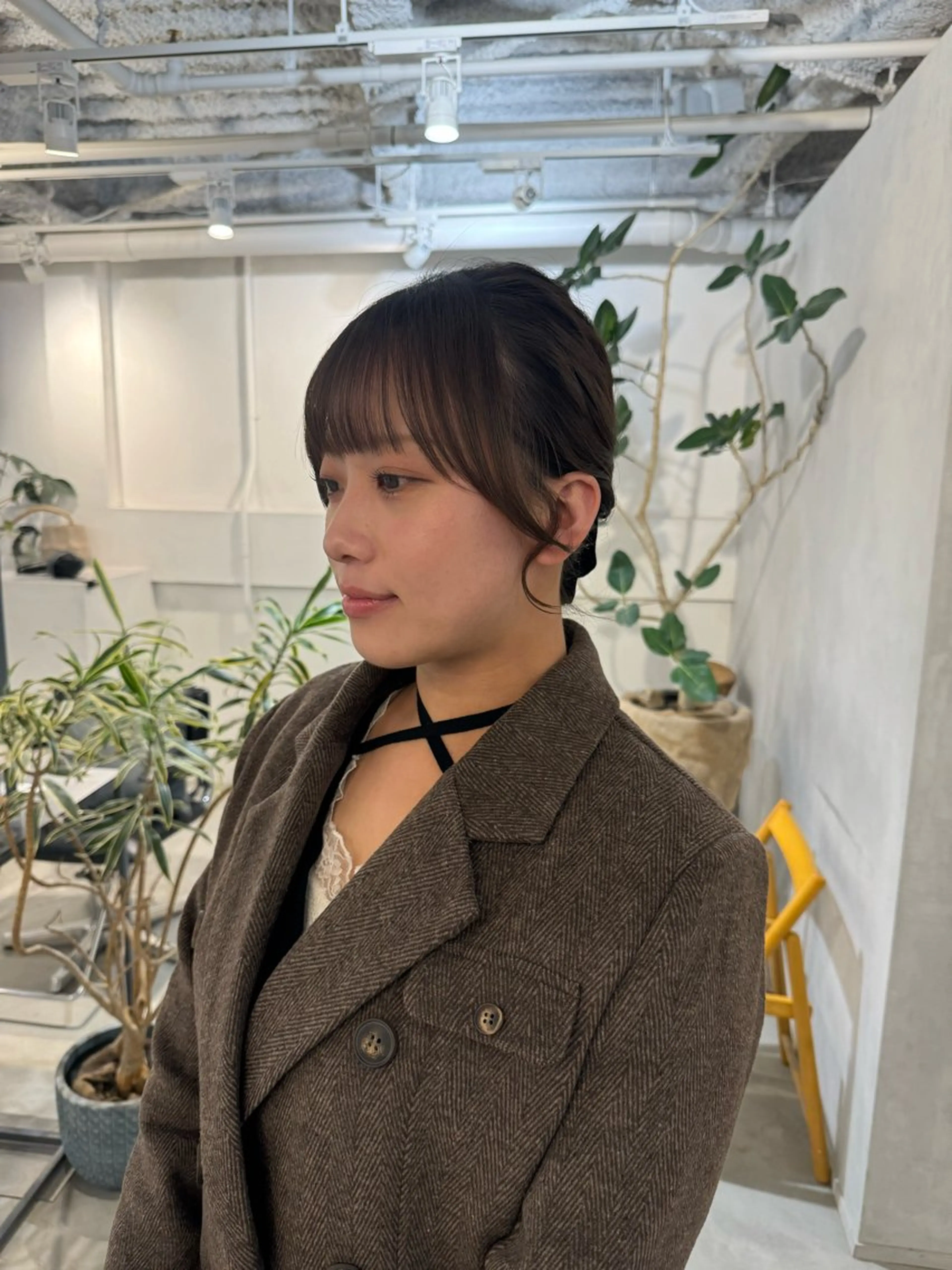 セミロング カット ヘアカラー トリートメント 顔周りcut・ご相談 ＝新宿しずく🇰🇷のヘアスタイル