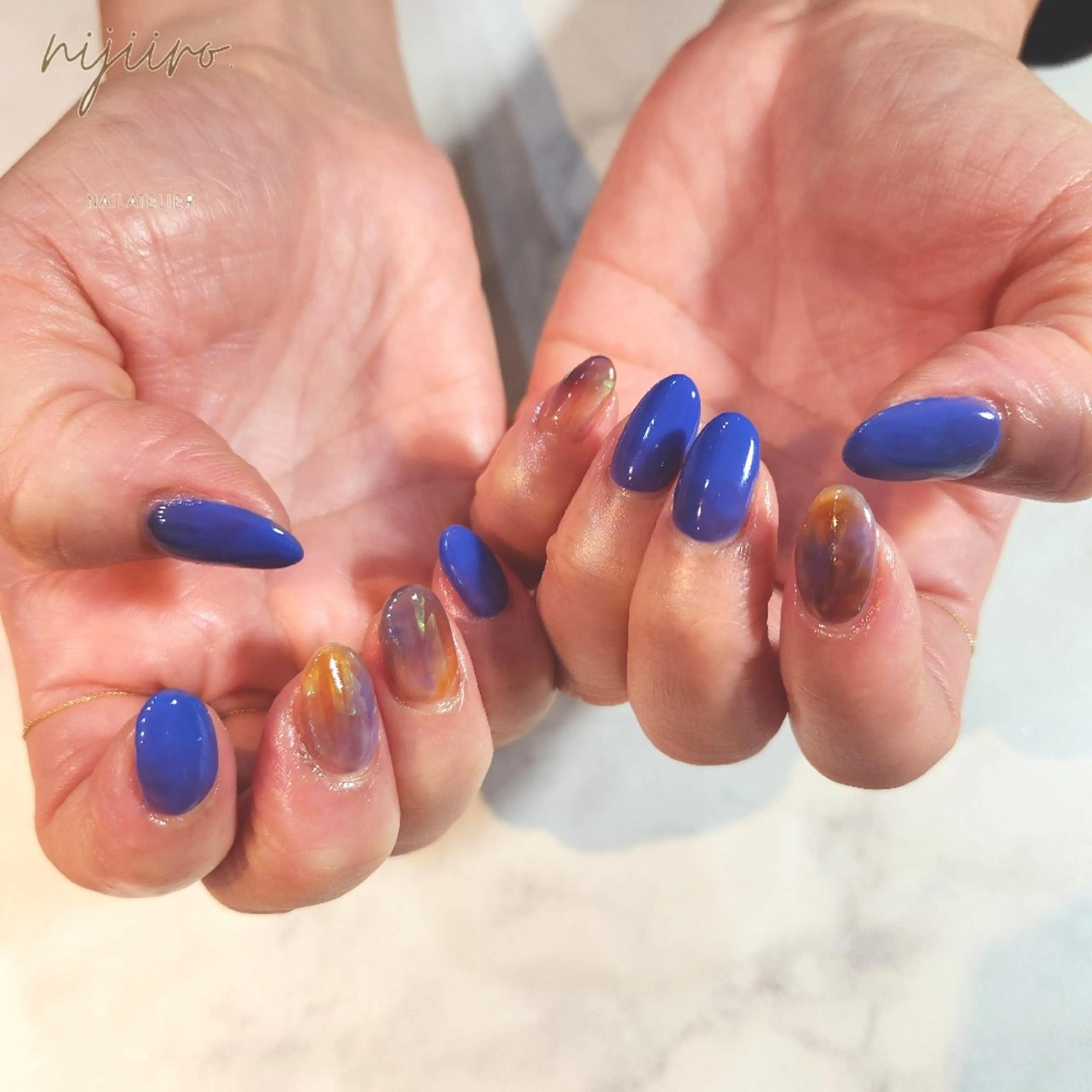 ネイル ハンドネイル nailatelier nijiiro.所属・nijiiro🌈 サトウのネイルデザイン