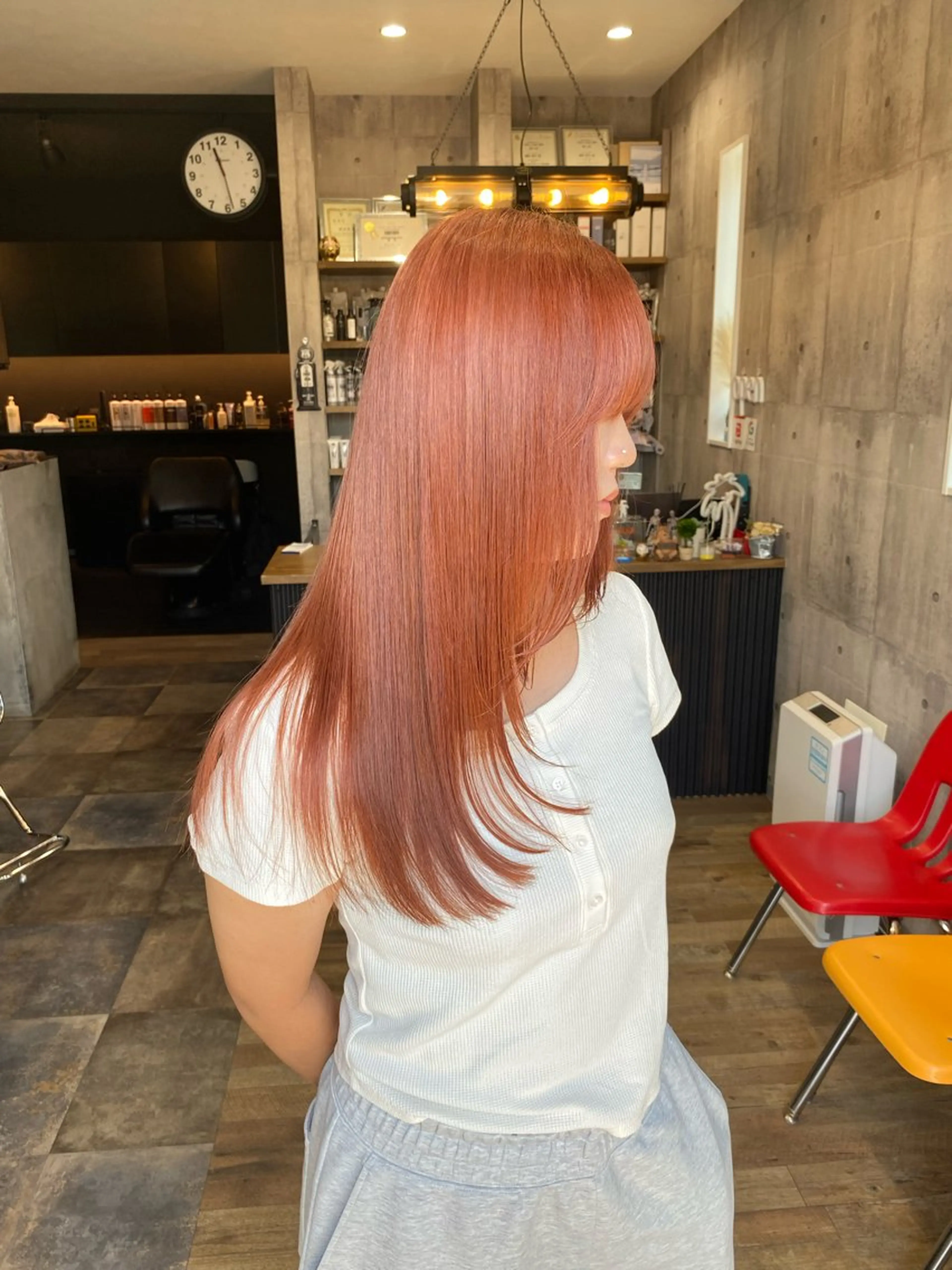 ロング ヘアカラー haku hair salon所属・わたぬき りるのヘアスタイル