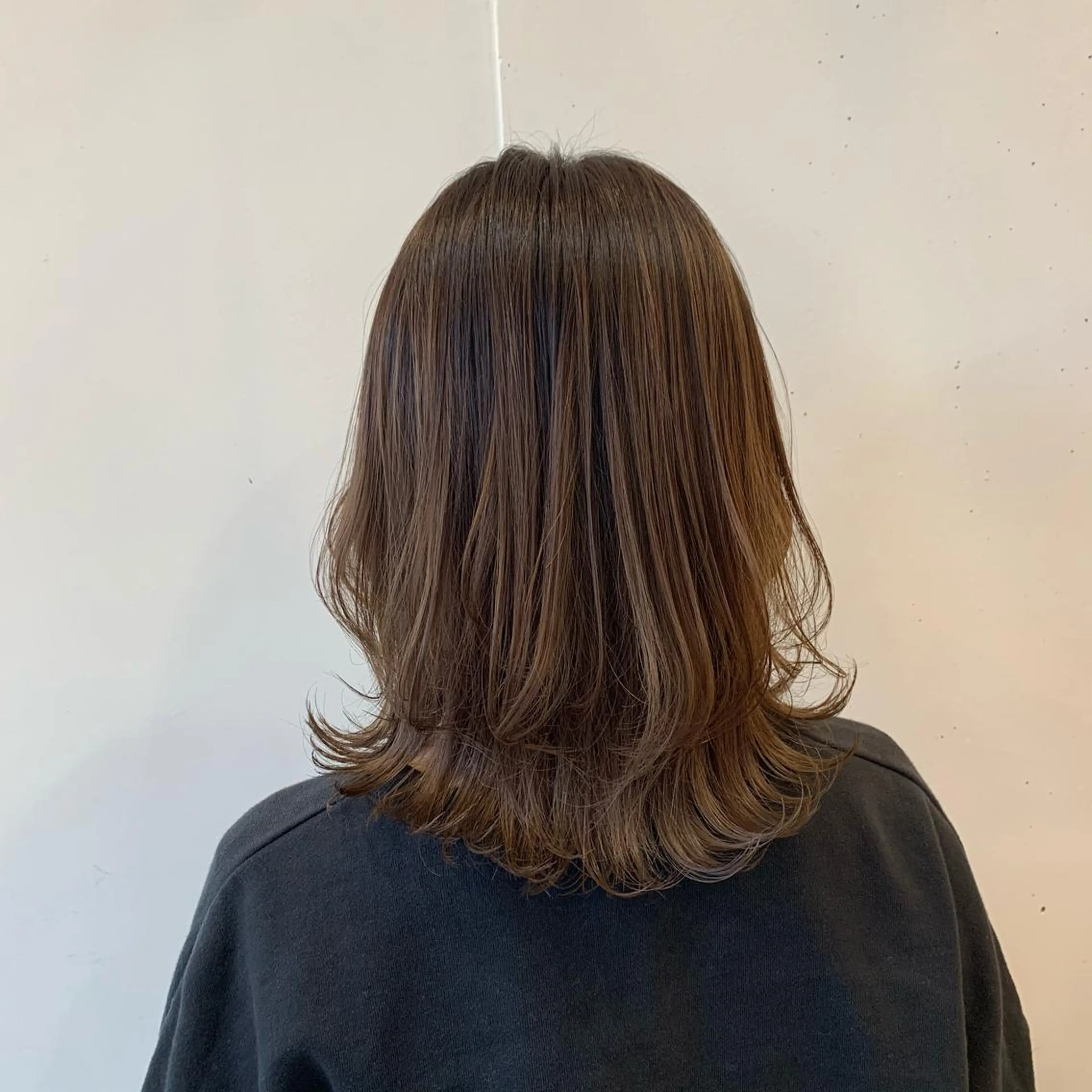 ミディアム まろやかカラー🤎 みなとまほのヘアスタイル