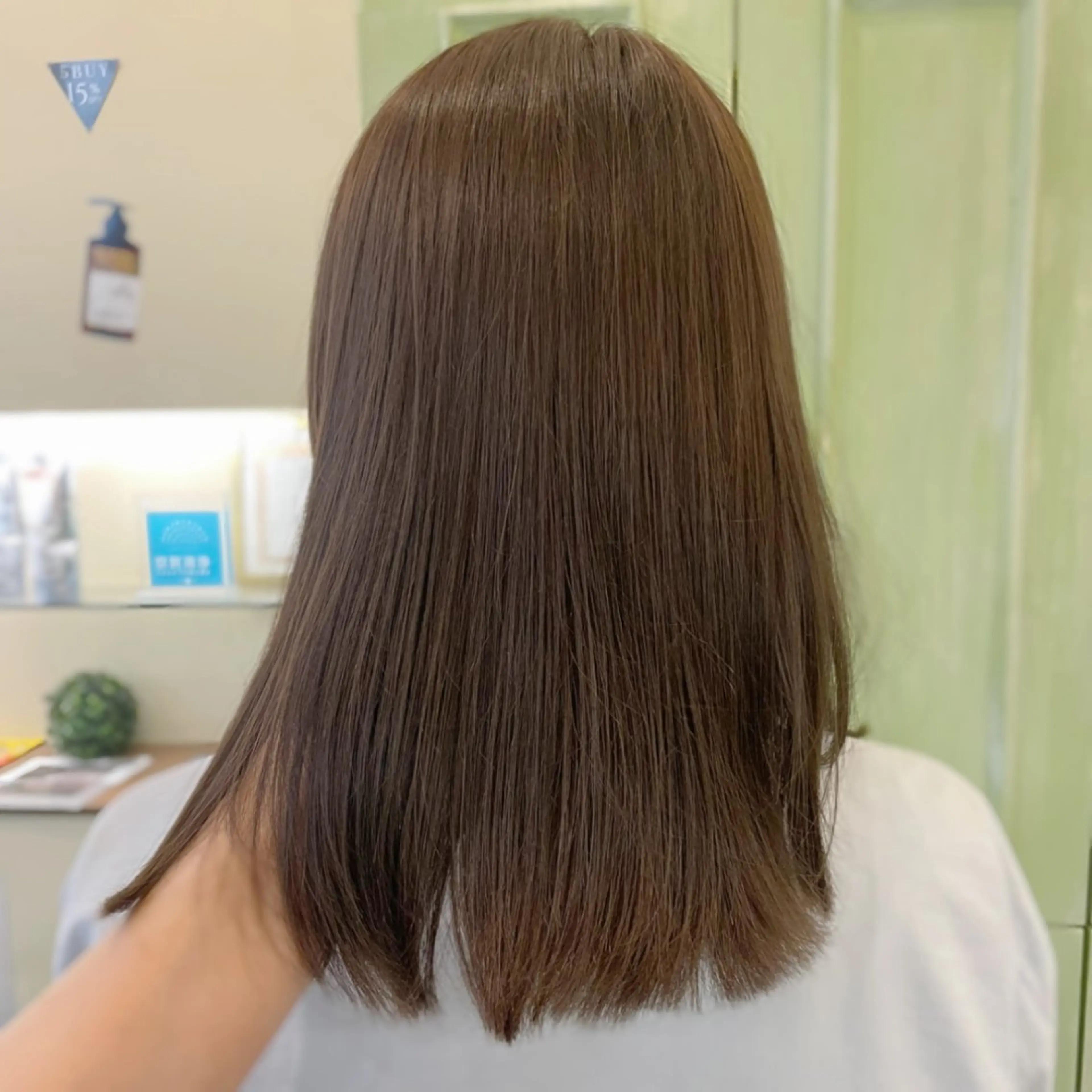 セミロング カット ヘアカラー BRANCHÉ 高蔵寺☘️ねねほ☘️のヘアスタイル