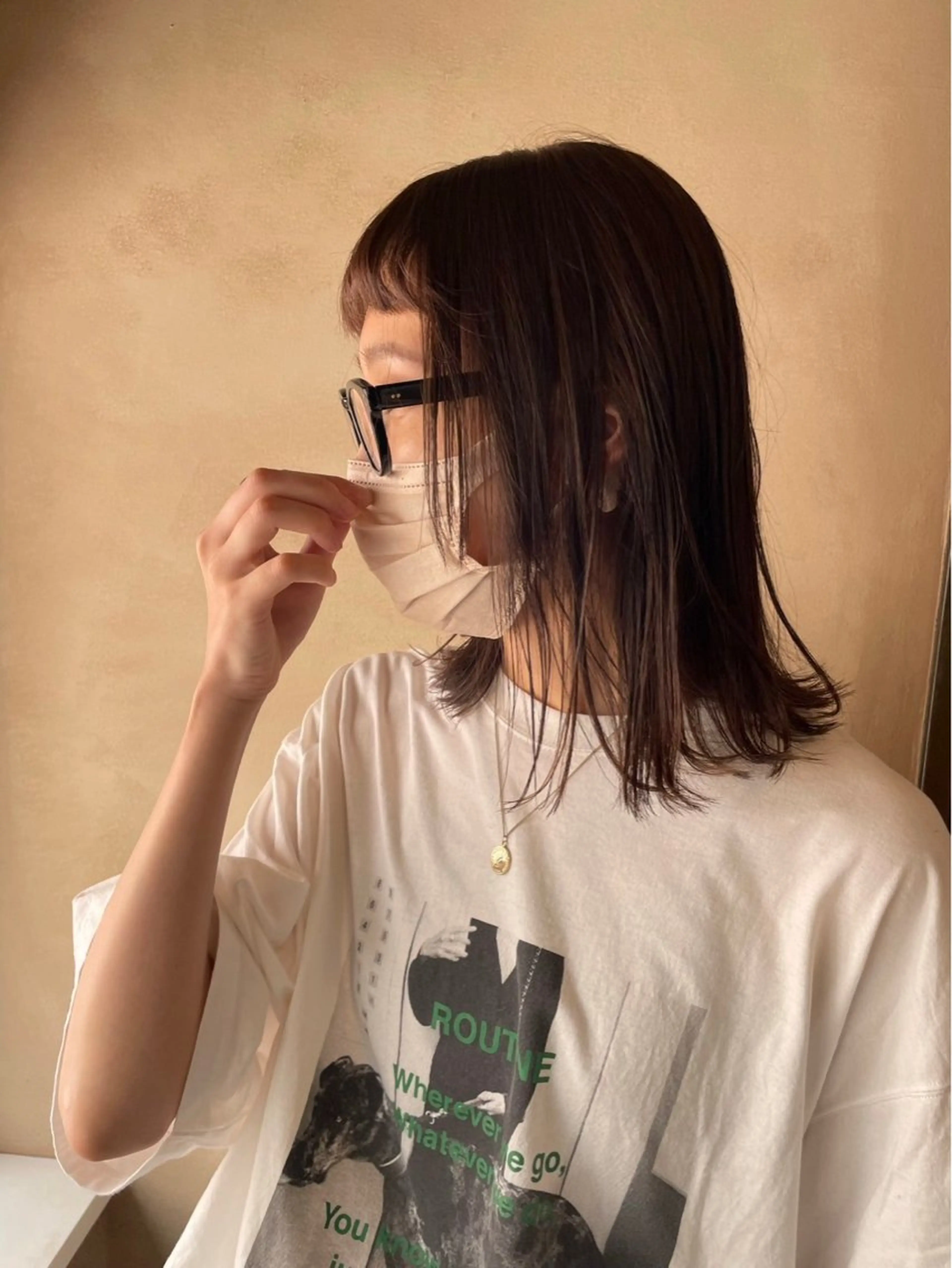 セミロング lucia奈良店所属・lucia RYOのヘアスタイル