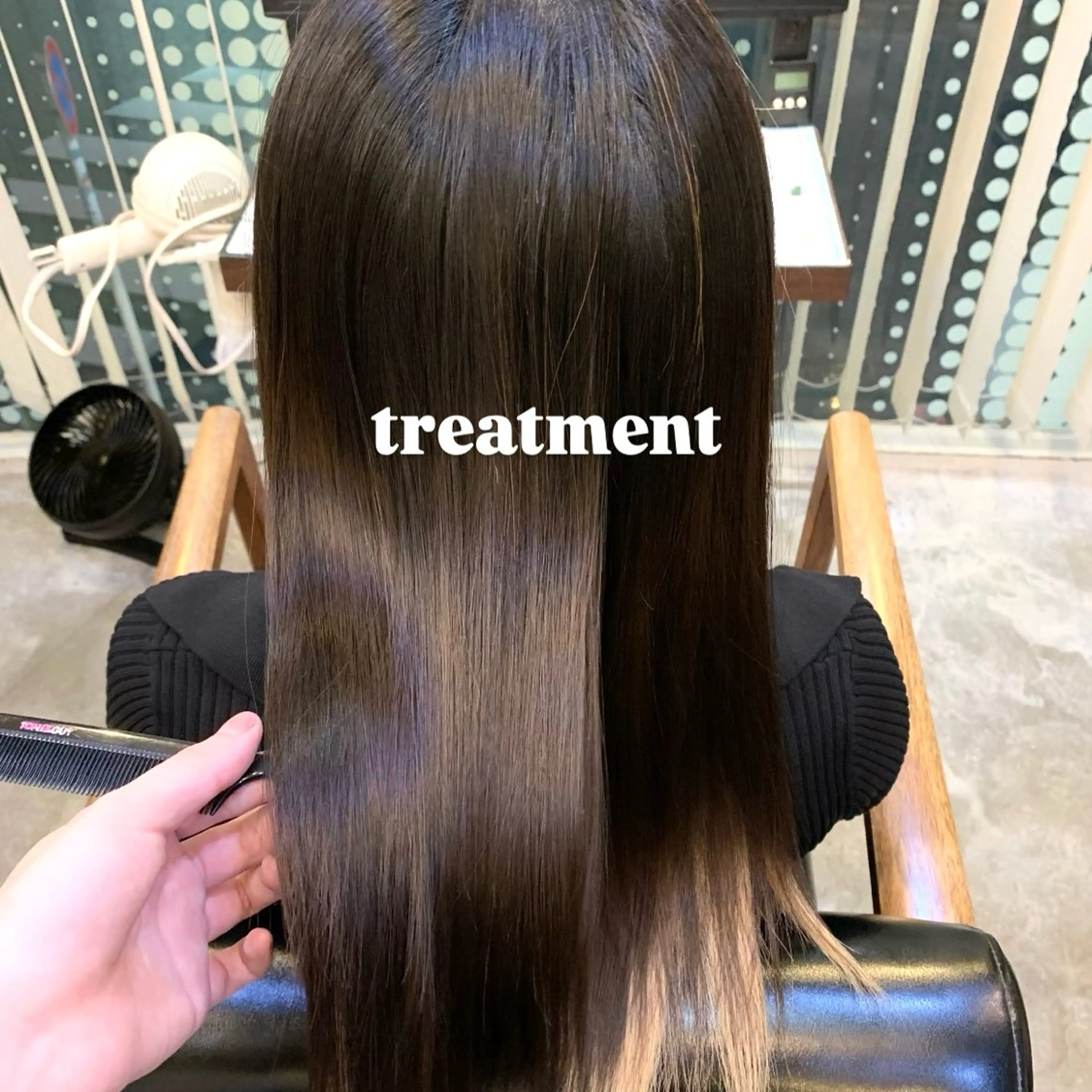 セミロング 髪質改善 トリートメント REVELS tokyo所属・watanabe Yuukaのヘアスタイル