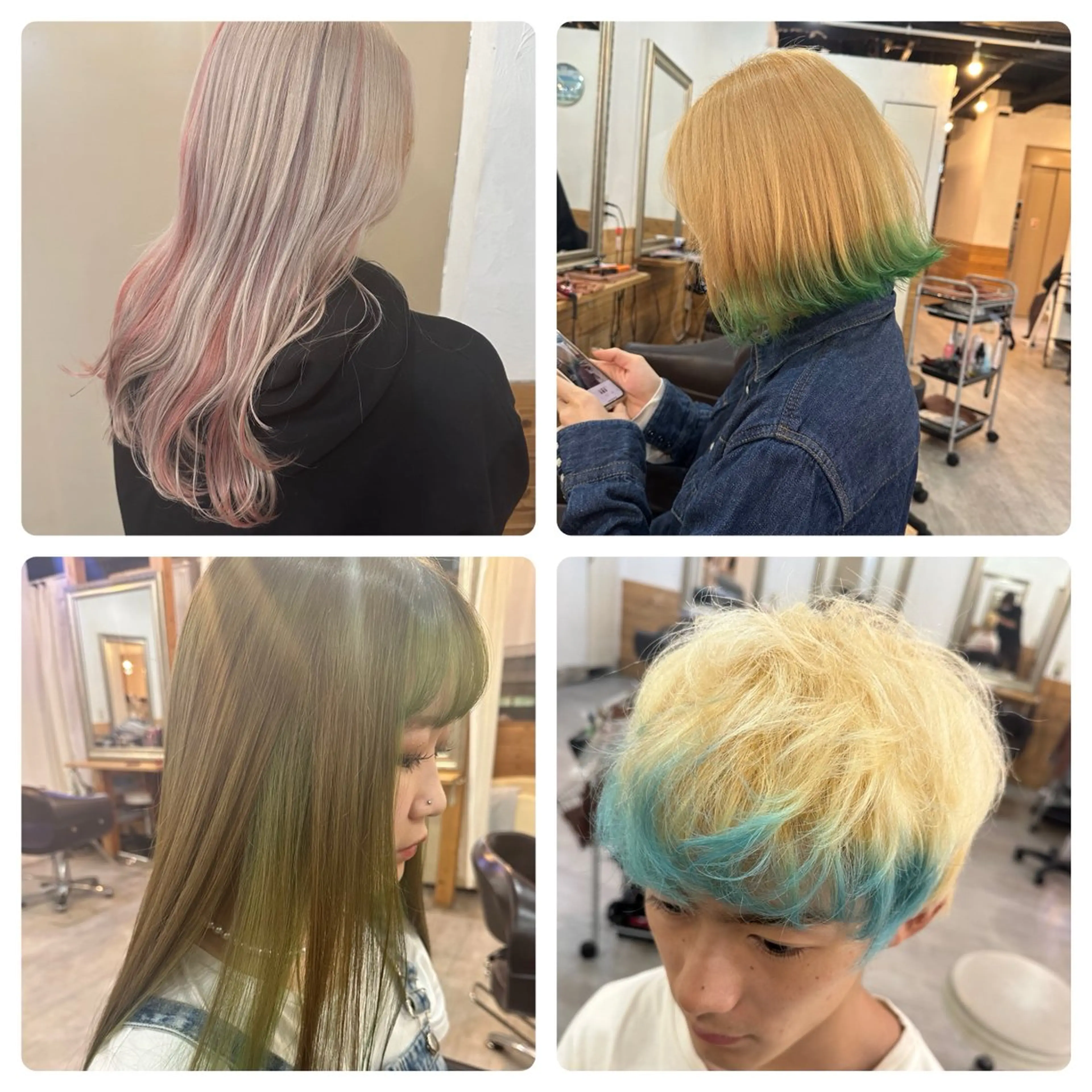 ロング カラー カット ヘアカラー パーマ 縮毛矯正 トリートメント ヘッドスパ ヘアセット 髪質改善＆ブリーチ 伊勢　祐一郎のヘアスタイル
