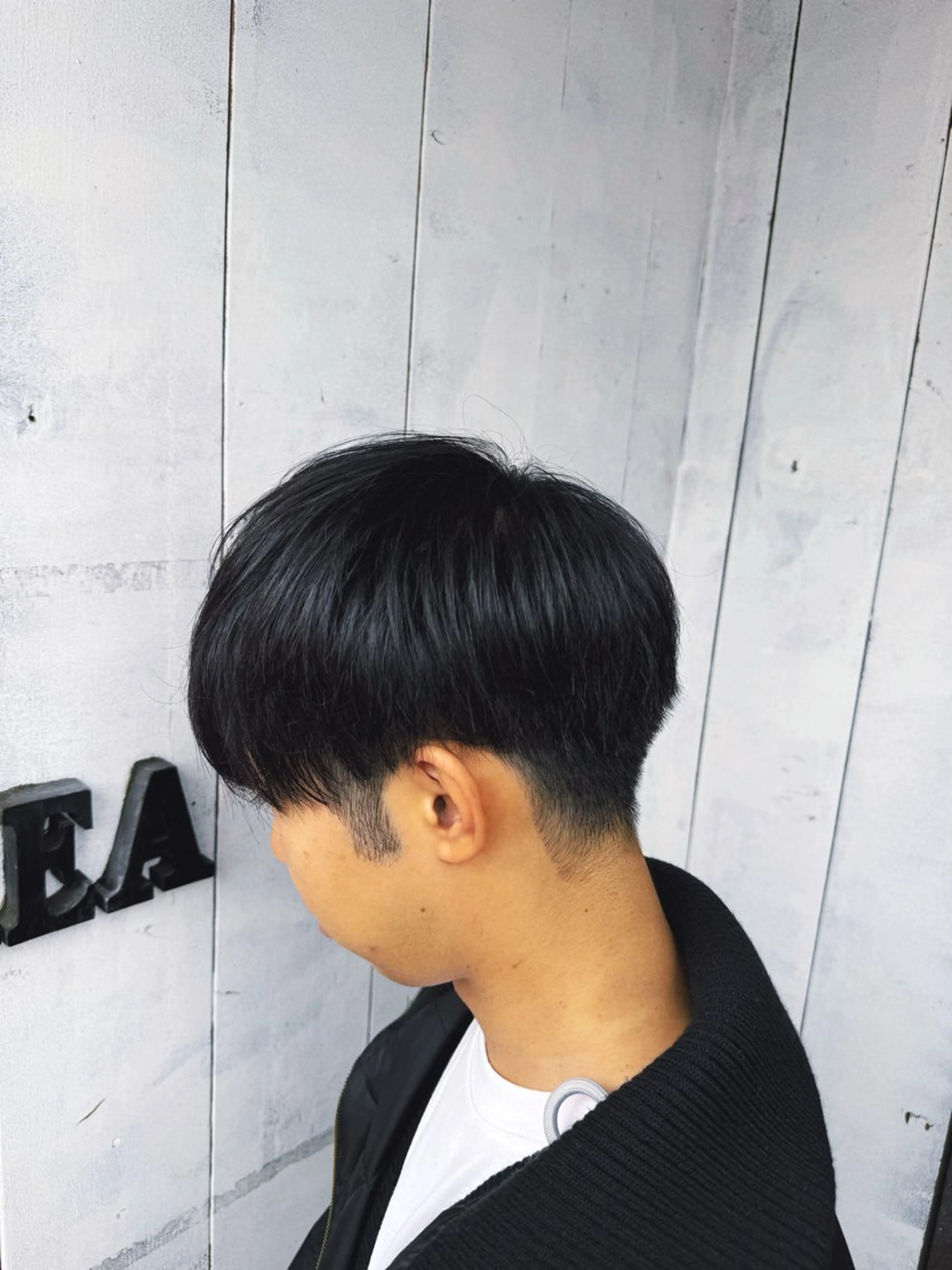 メンズ マッシュ ツーブロック 刈り上げ カット 杉田 虹夢のヘアスタイル