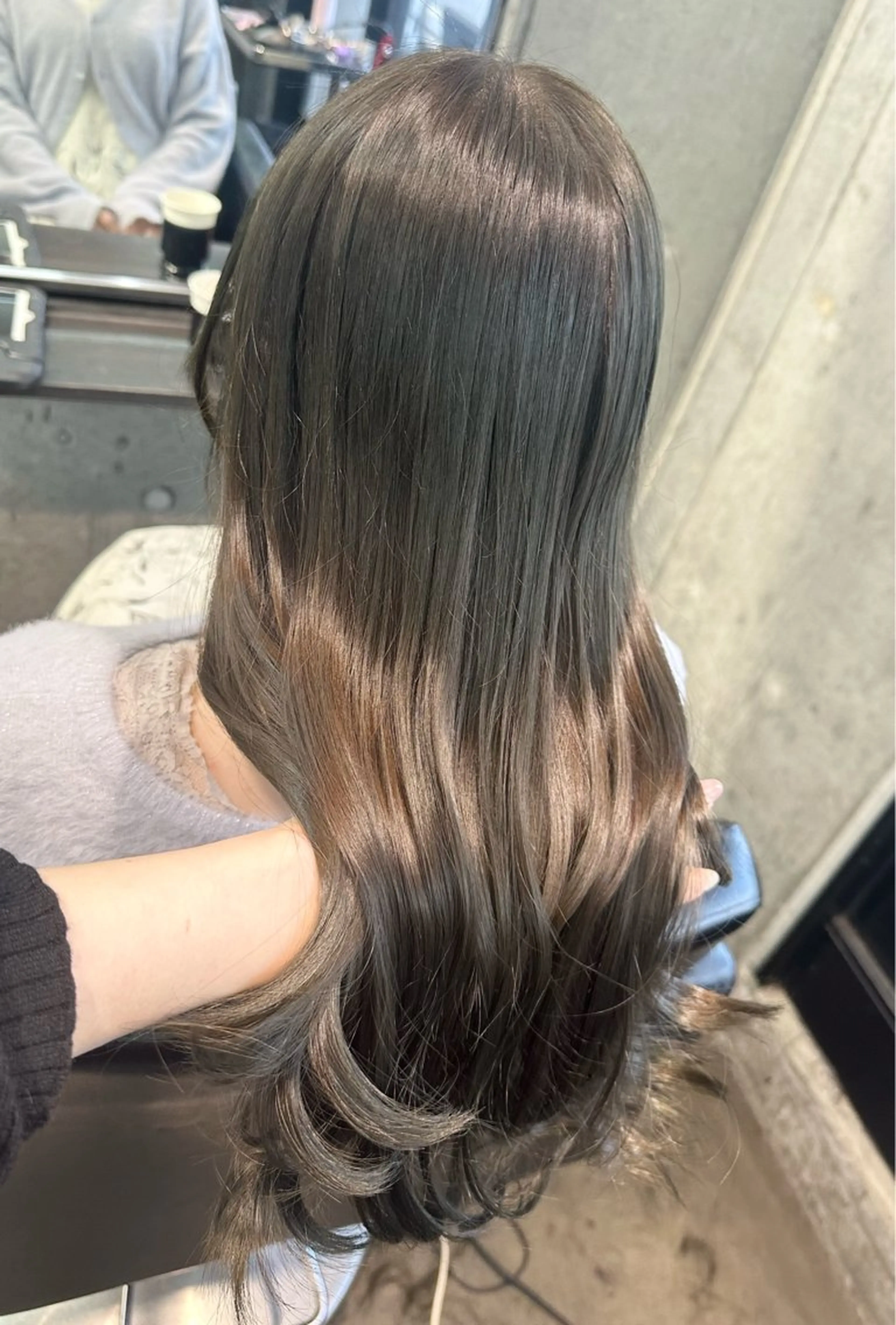 セミロング カラー カット ヘアカラー トリートメント 🫧シールエクステ/ 艶カラー🫧アサミ️のヘアスタイル