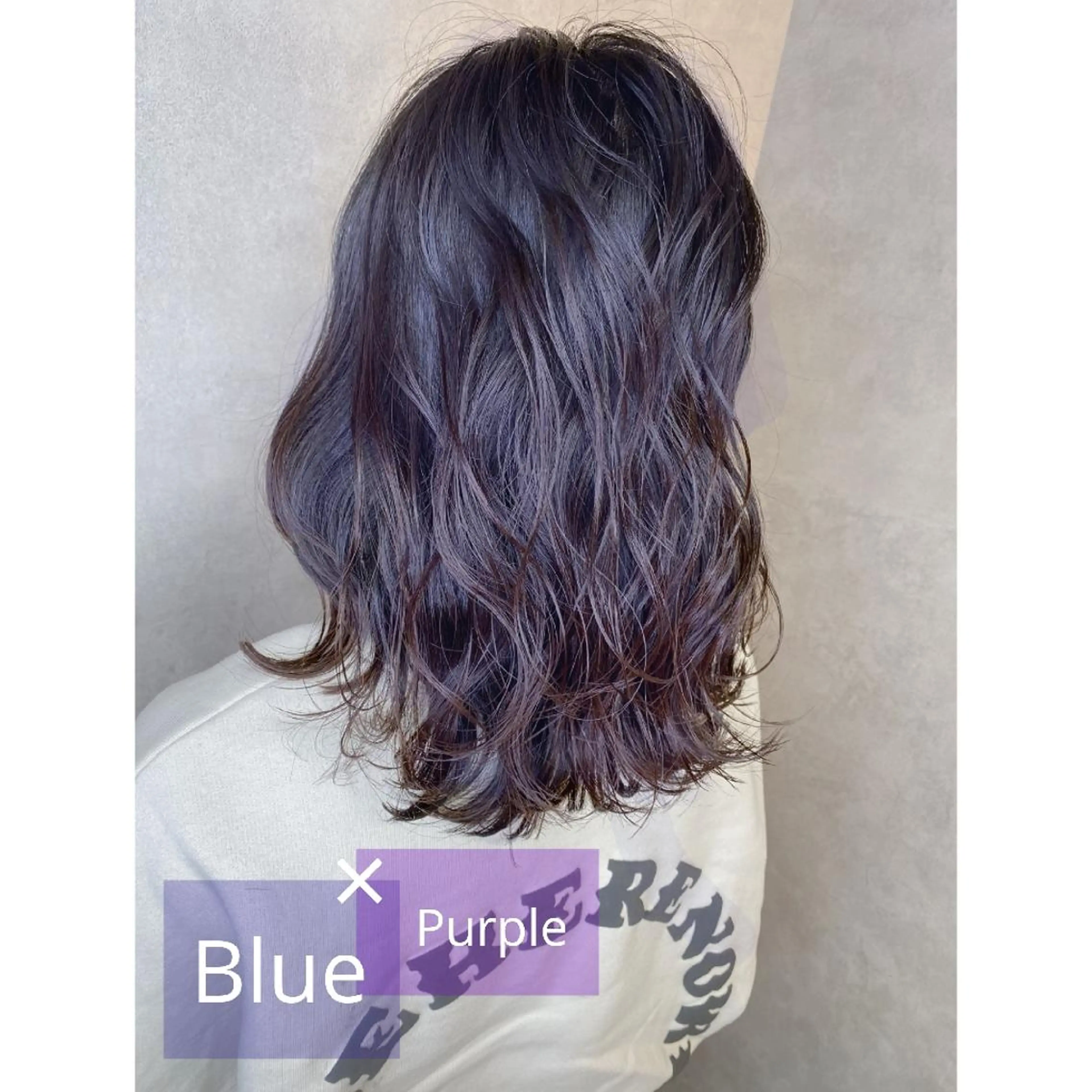 カラー ミディアム RIENS♡xrea 山本優舞のヘアスタイル