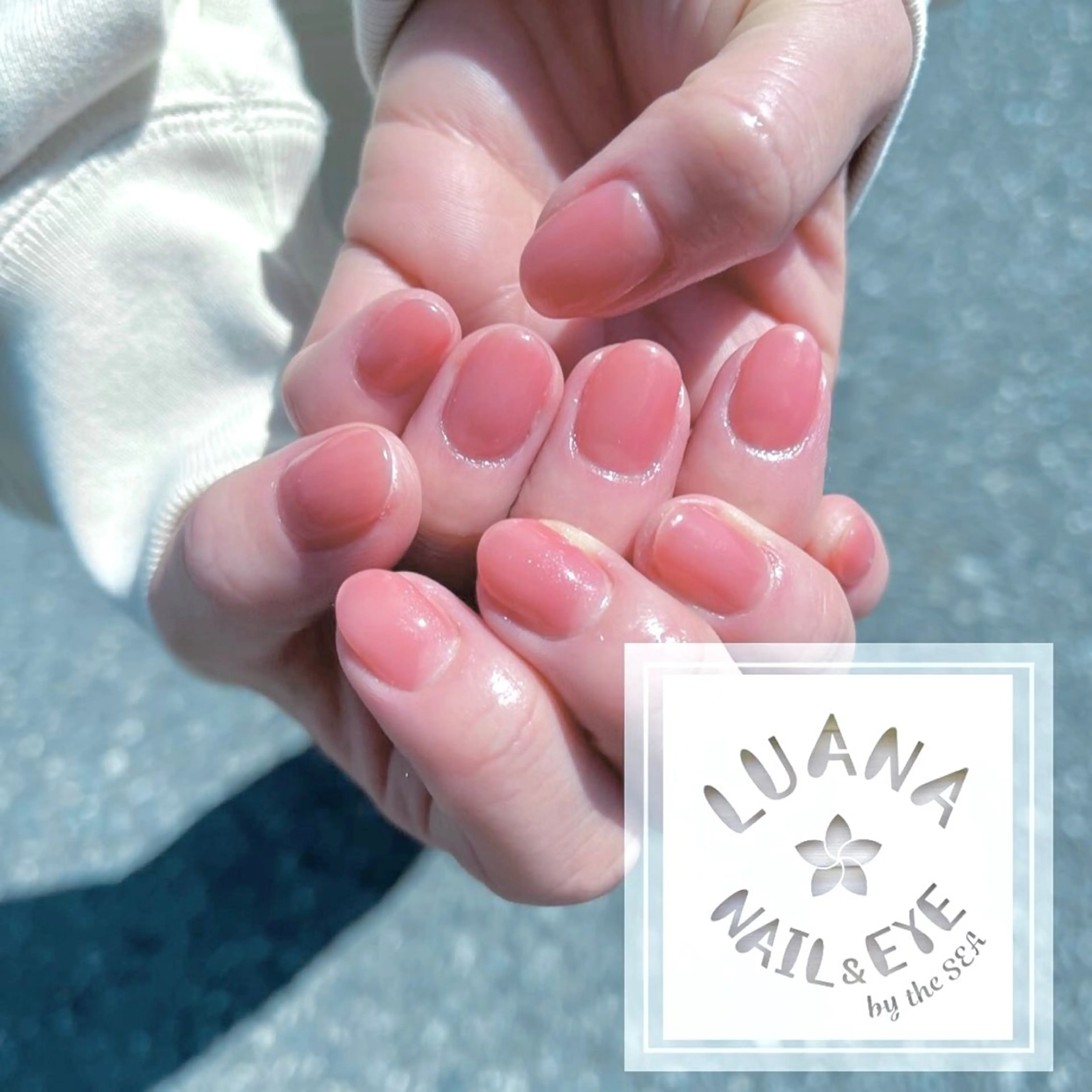 強度抜群☆うる艶ジェルワンカラー【オフ無し】✨所要時間　1時間の写真