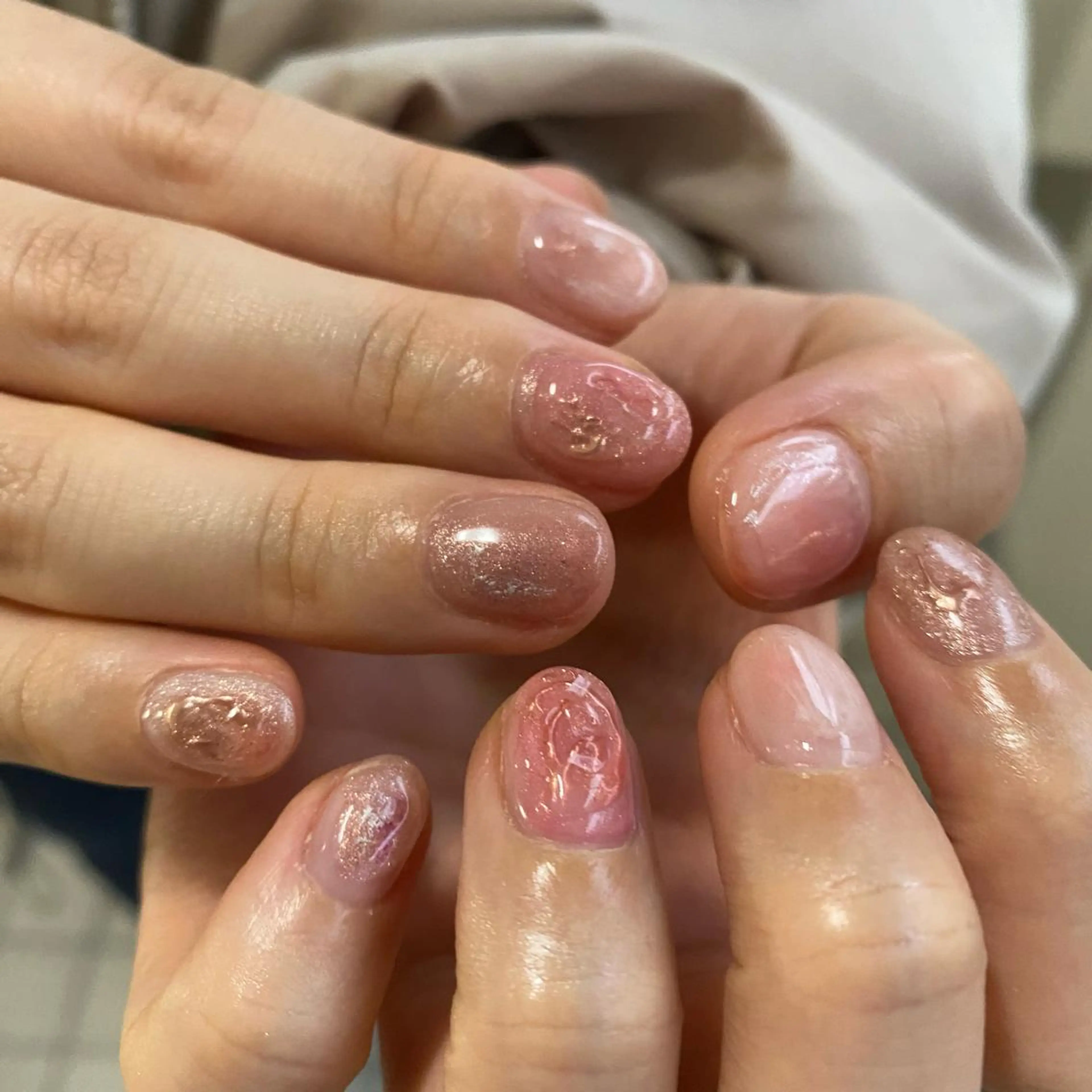 カラー ネイル scre as Etelのネイルデザイン