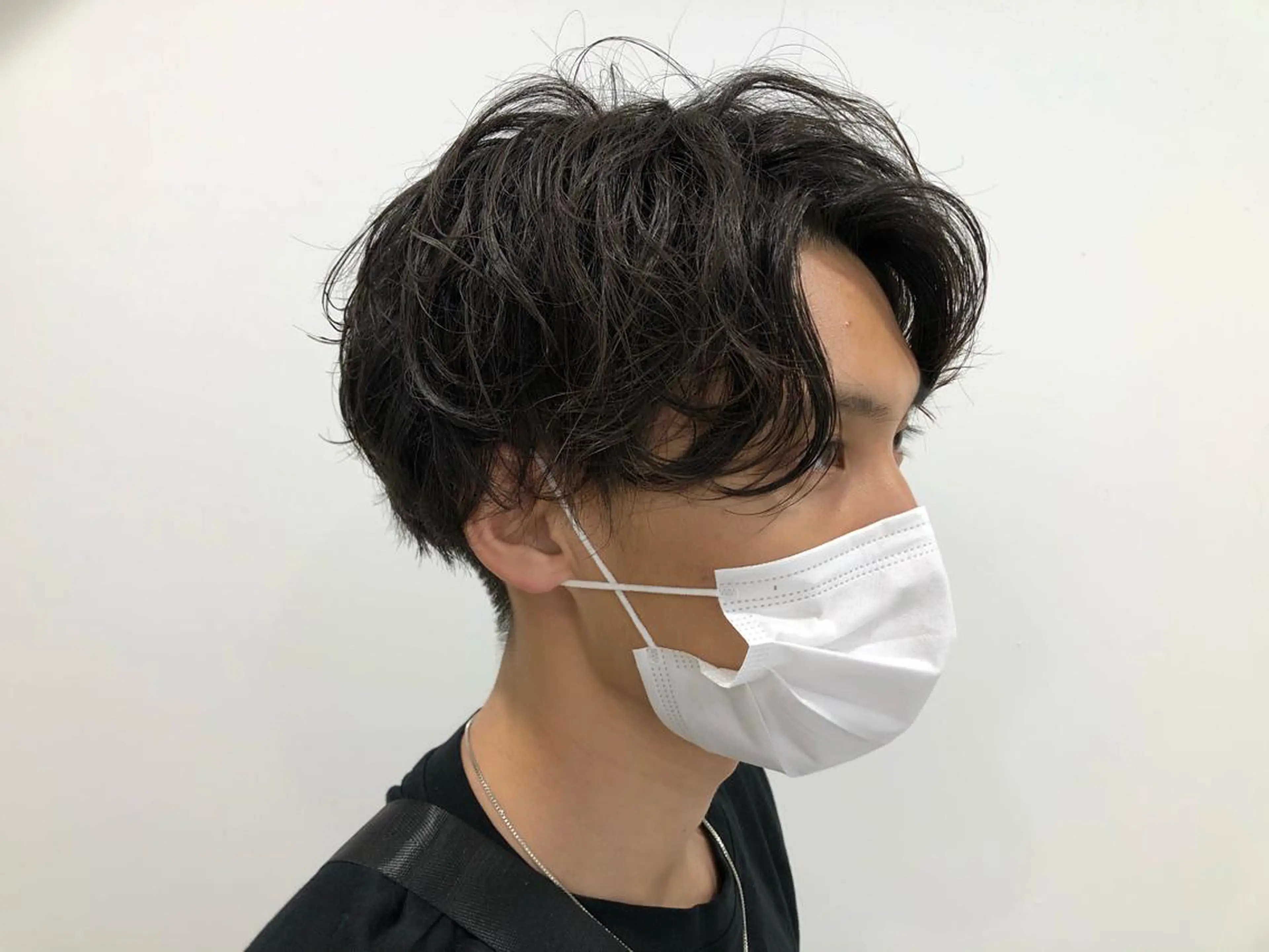 パーマ メンズ BABY 艶髪暗髪ヘア💖達人のヘアスタイル