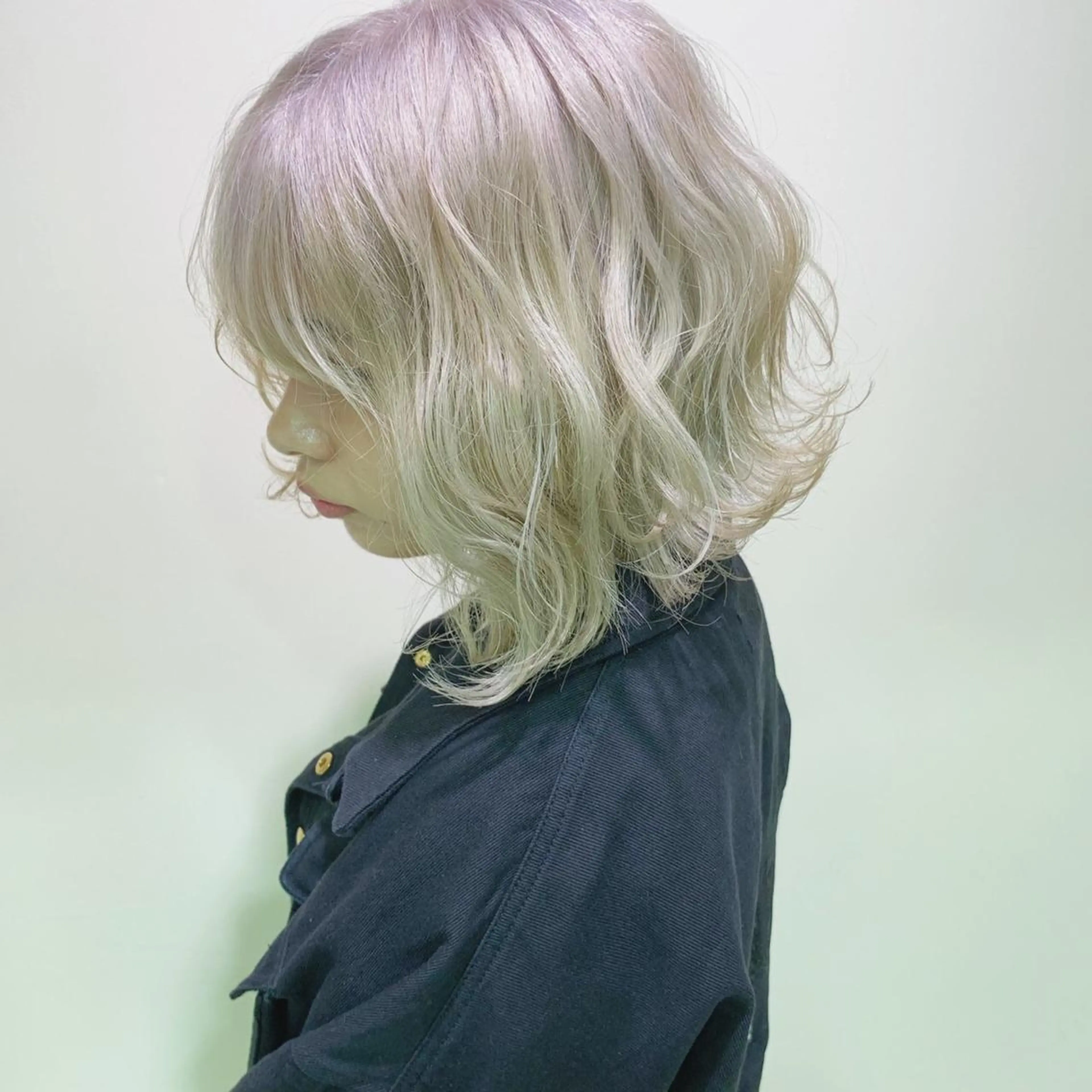 ショート カラー ヘアアレンジ チャンモリパーマ/韓 国/Minami🦋のヘアスタイル