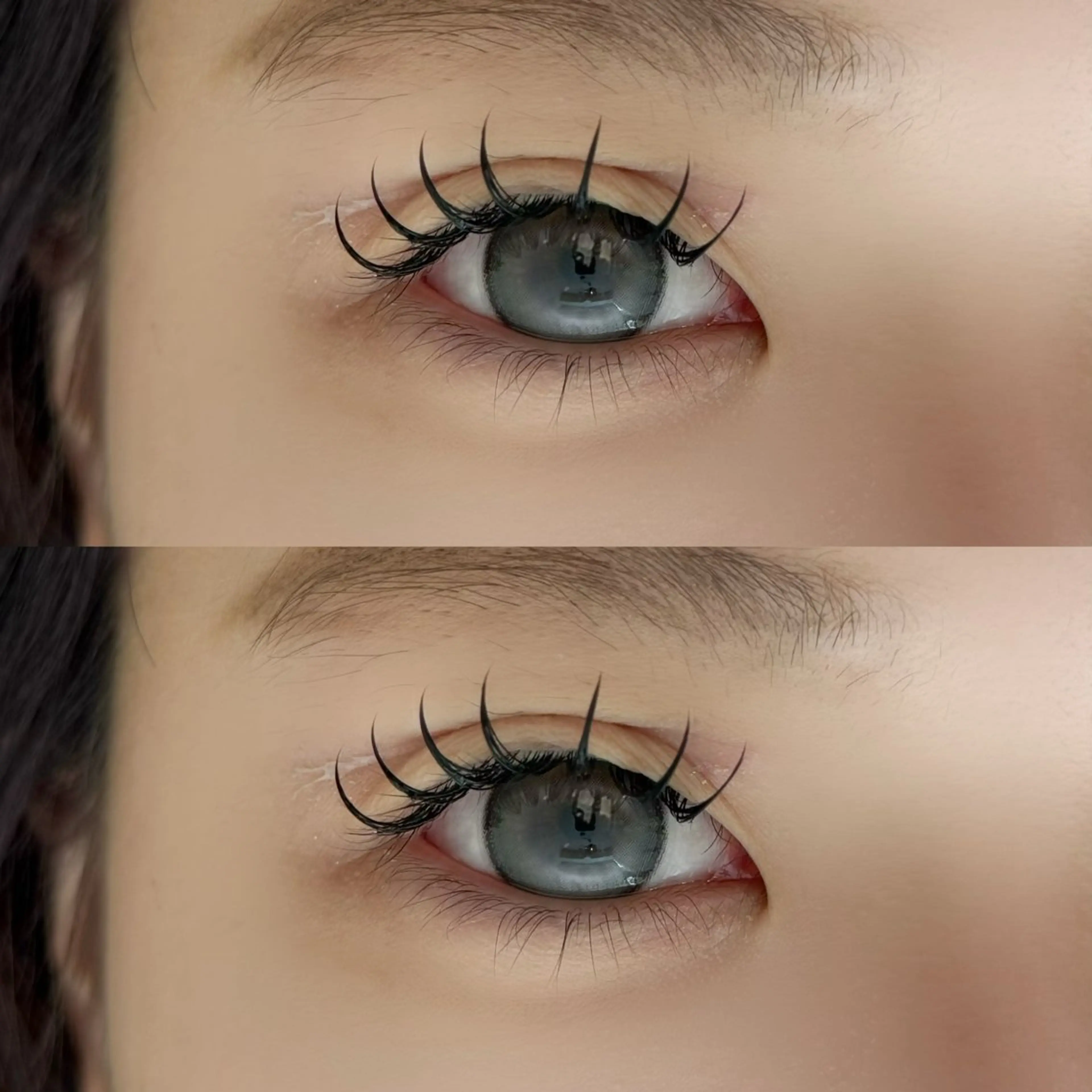 マツエク・マツパ フラットラッシュ アップワードラッシュ マツエク 🐾ROAR🐾 HAZUKIのマツエク・マツパデザイン