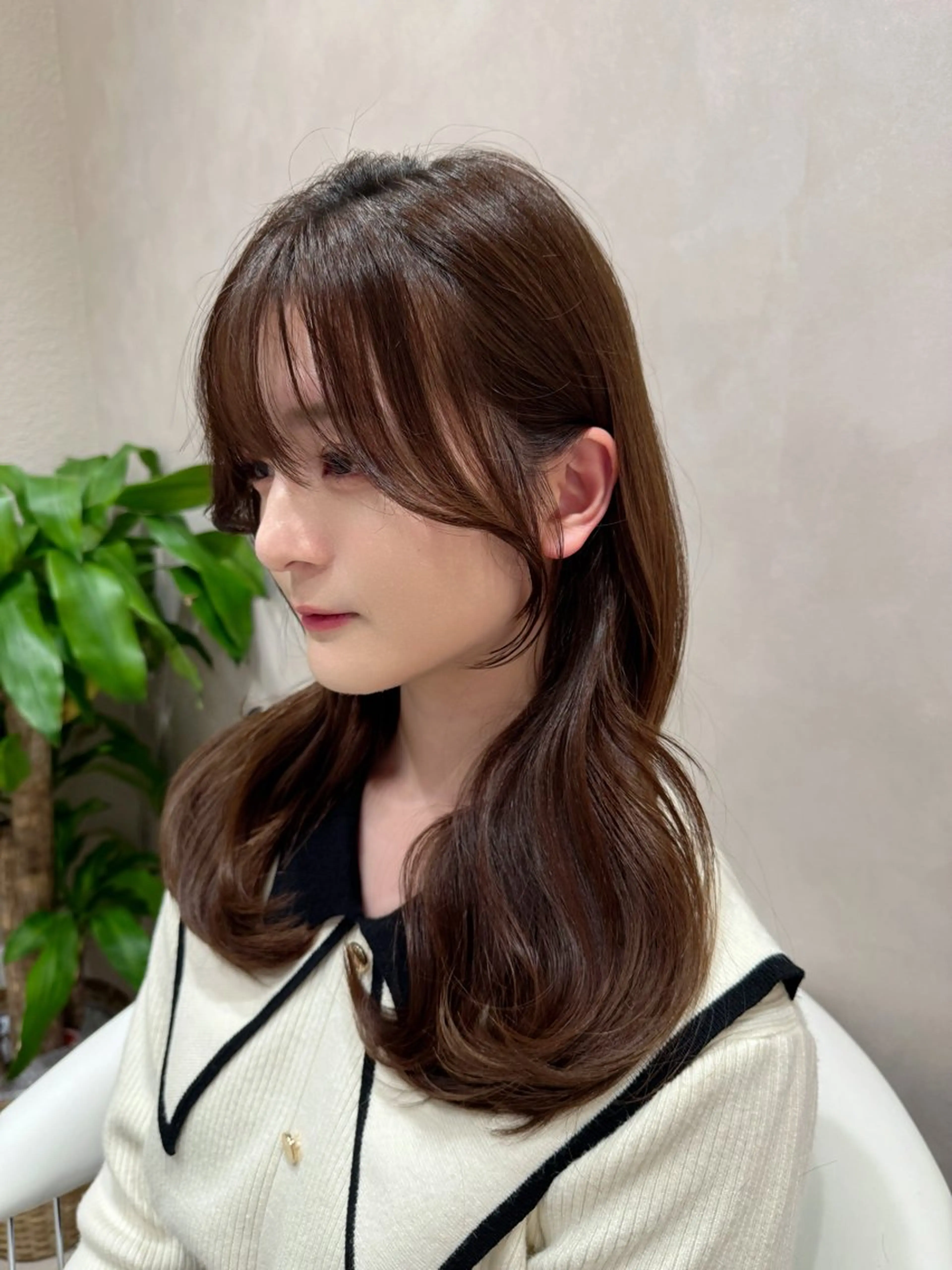 ご新規様限定❗️韓国風レイヤーカット✂️＋話題の髪質改善超音波1stepトリートメント💕の写真