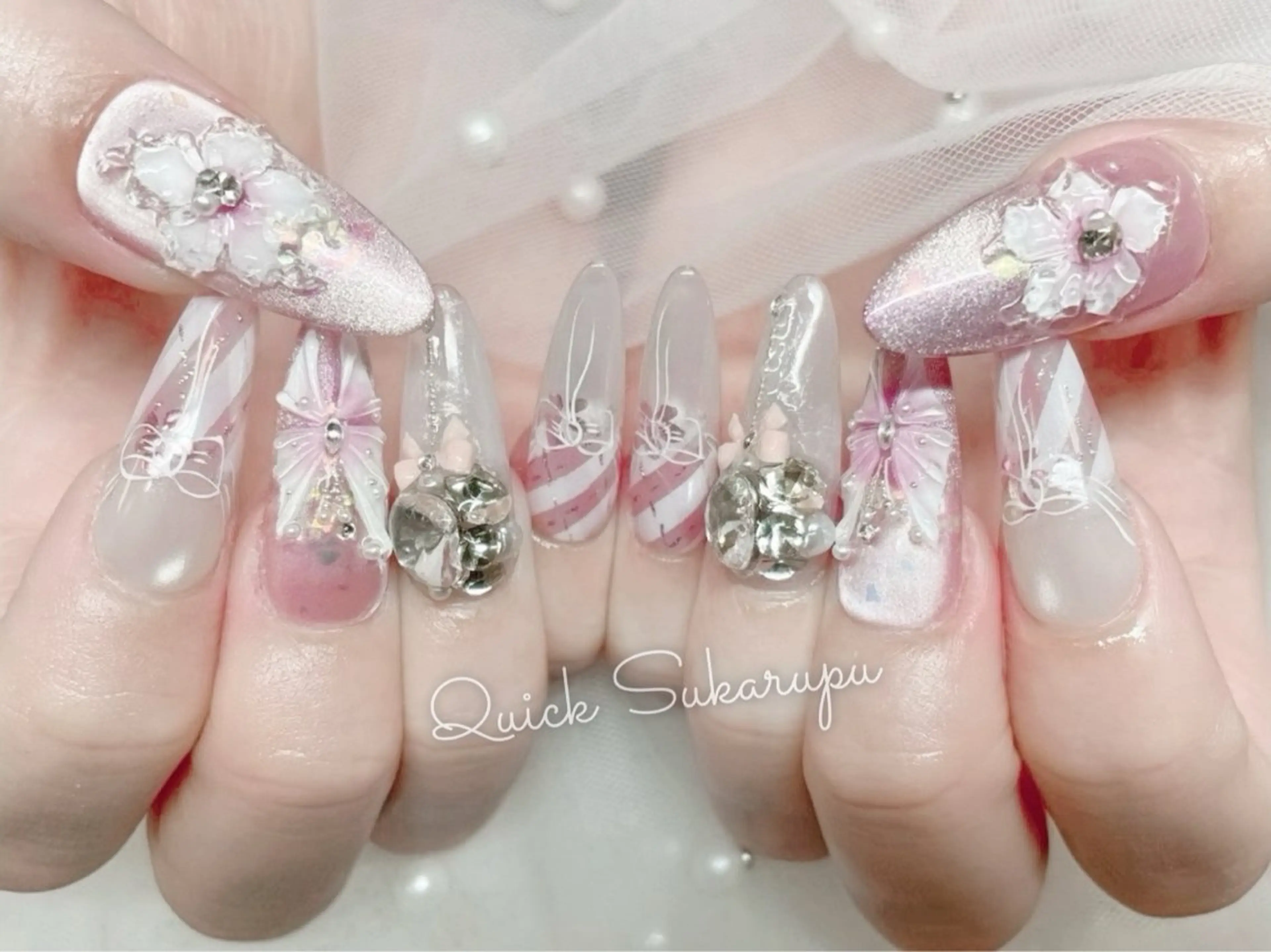 ネイル ハンドネイル Quick Sukarupu 高田馬場店所属・Quick Sukarupuのネイルデザイン