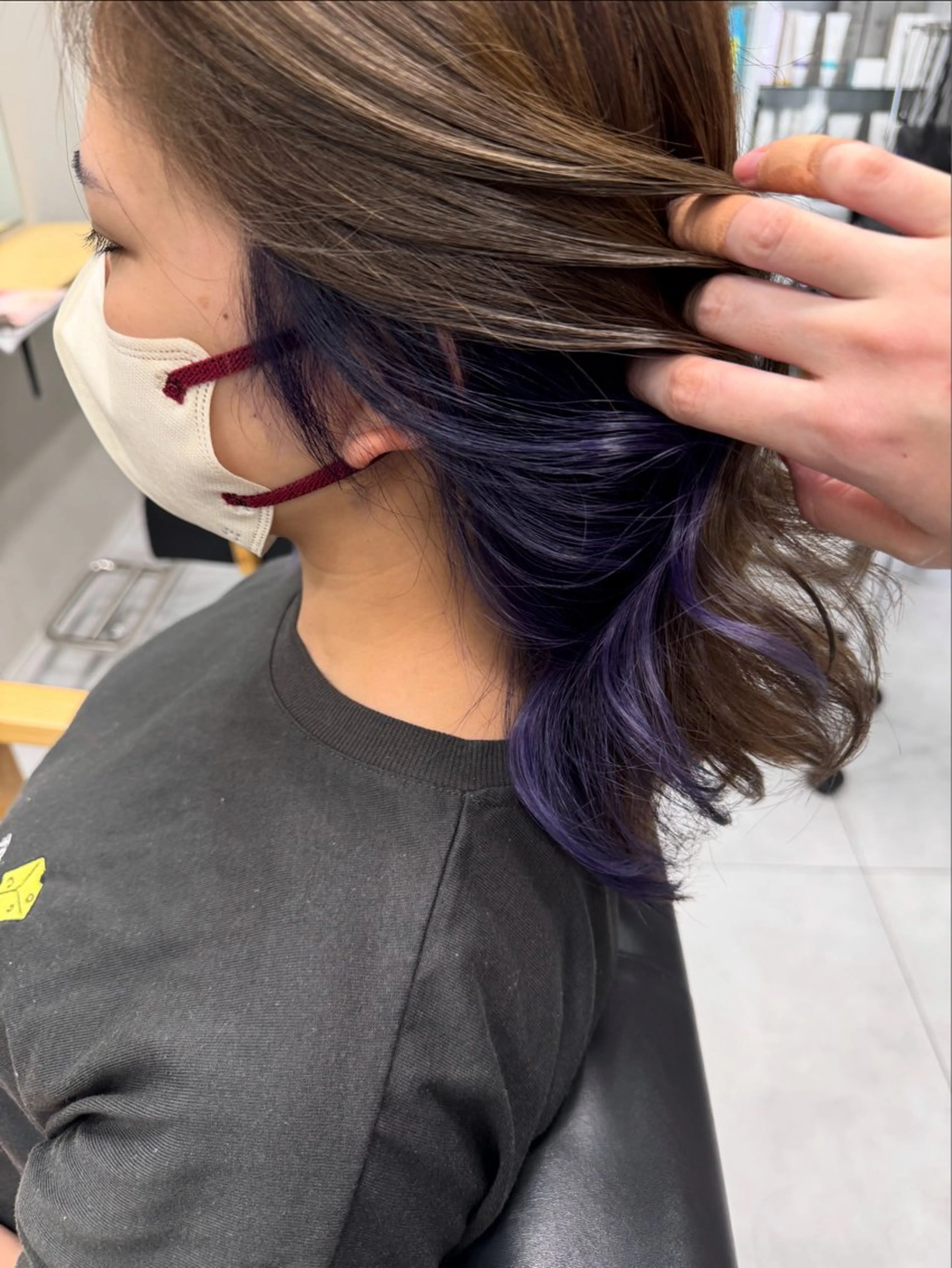 カラー 川辺 優華のヘアスタイル