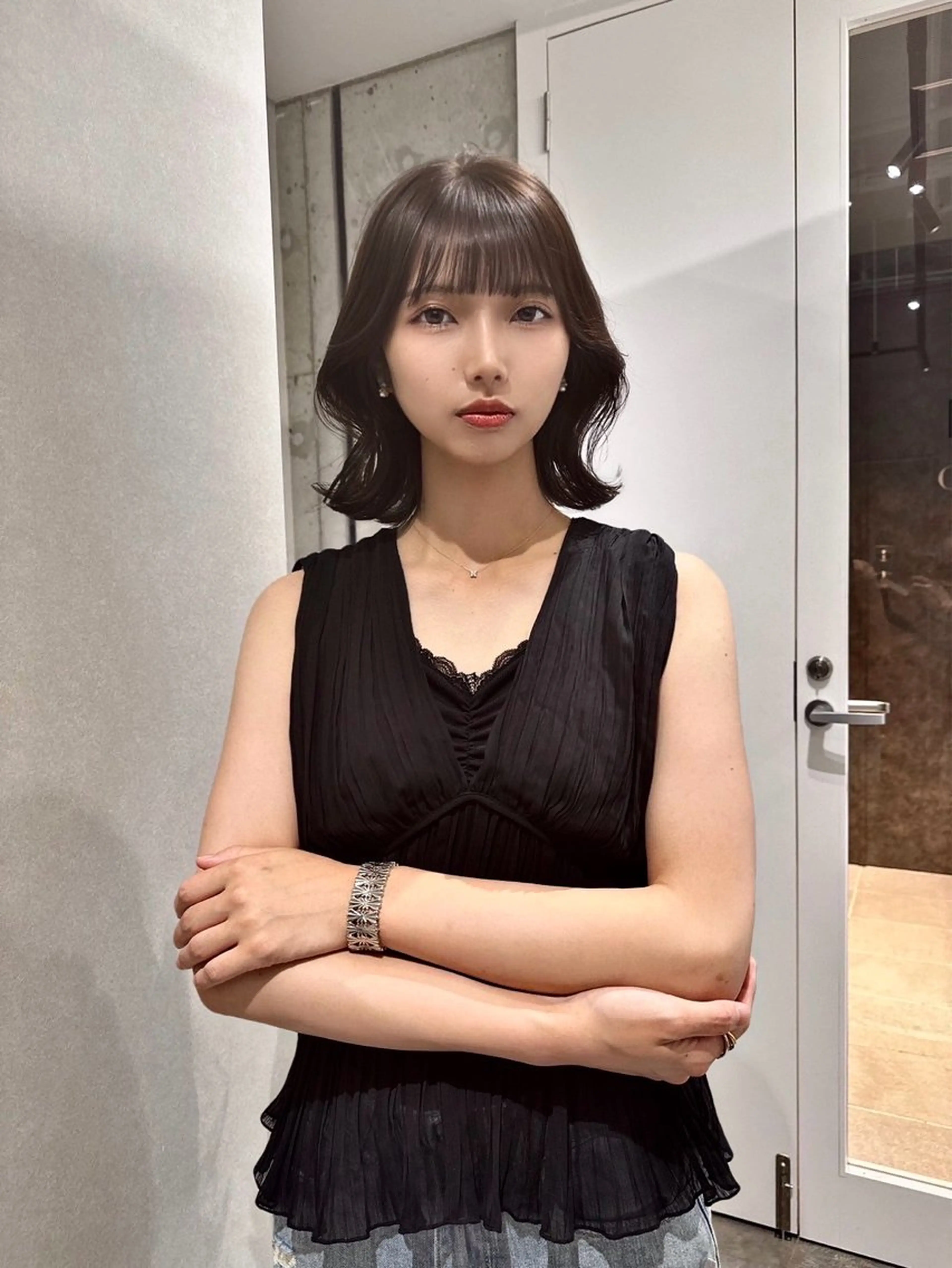 ミディアム Rita/髪質改善 /透明感カラーのヘアスタイル