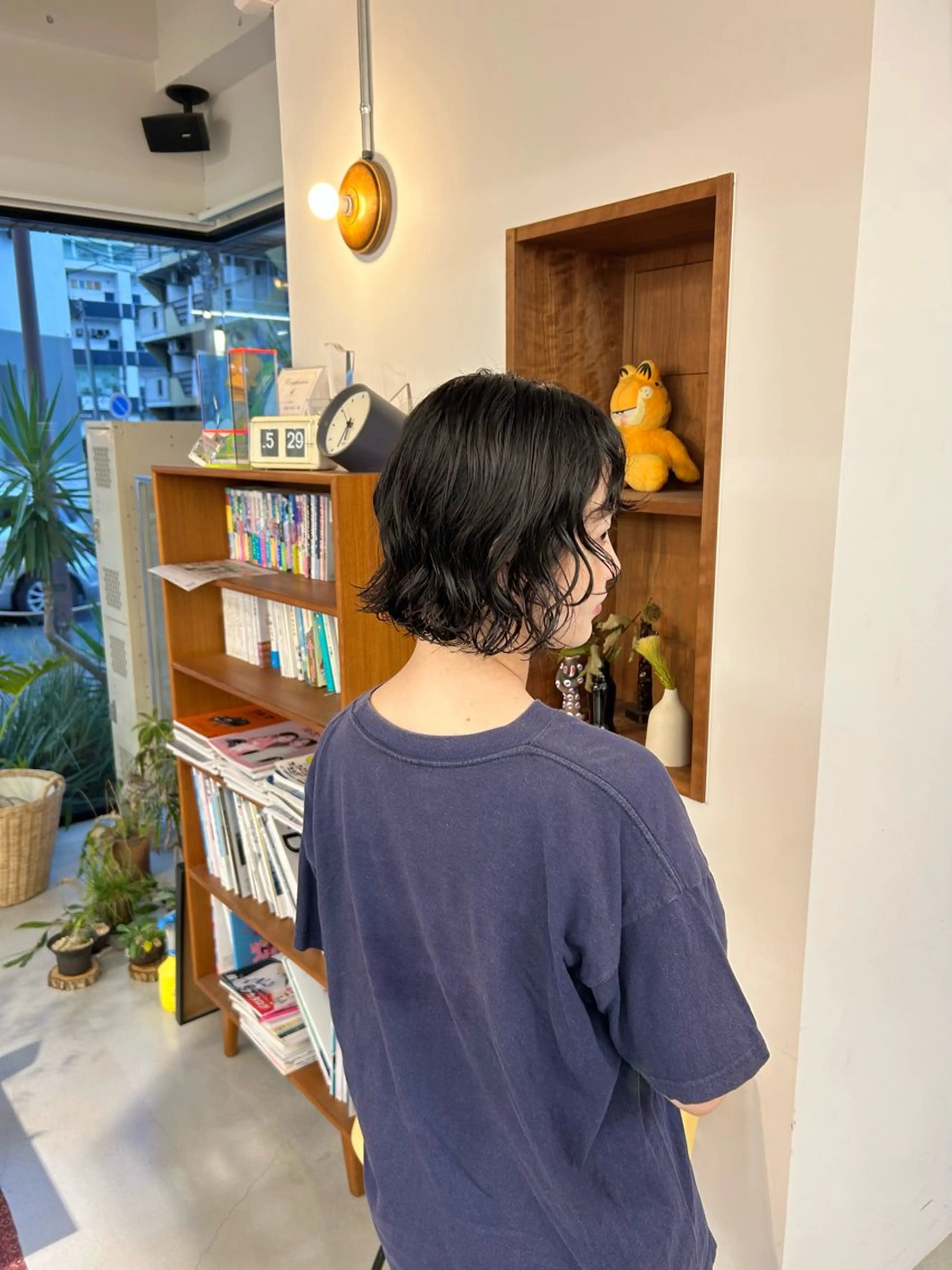 パーマ 縮毛矯正 藤原 あかりのヘアスタイル