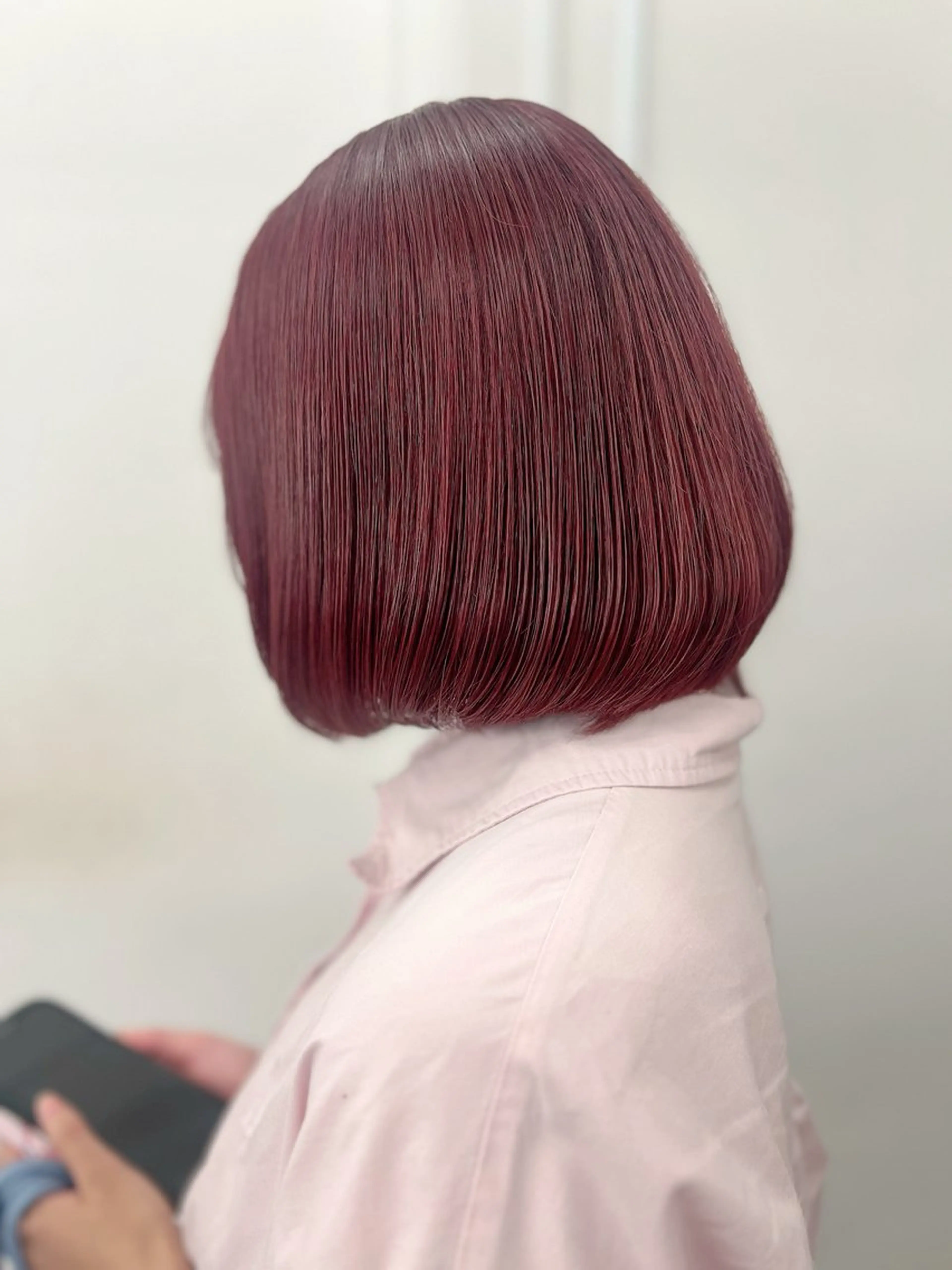 ミディアム カラー レッドカラー カット ヘアカラー ADLLA.アドラ所属・透明感カラー特化🫧 ADLLA.栗原🦋のヘアスタイル