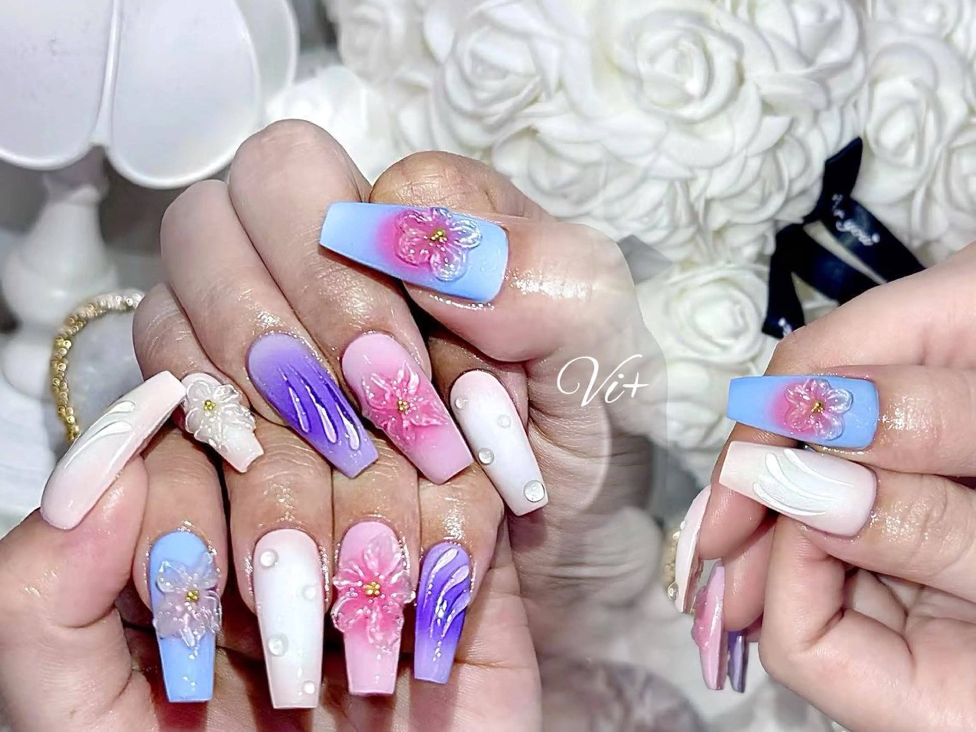 ネイル ハンドネイル ✨Nailsalon Vi+✨のネイルデザイン
