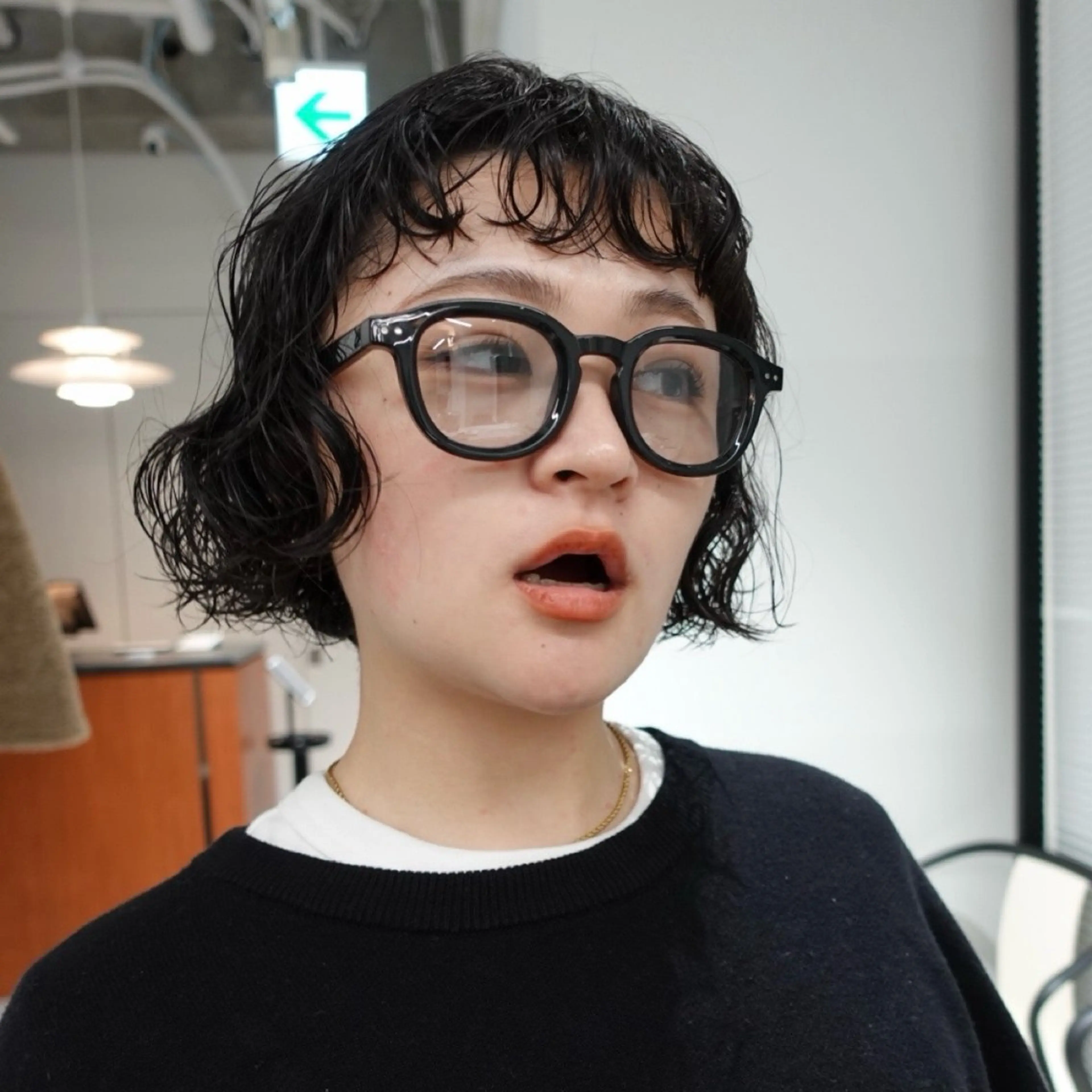 ショート パーマ ヘアアレンジ ボブ オン眉 カット パーマ 🌐サトウ リョウ🌐のその他イメージ