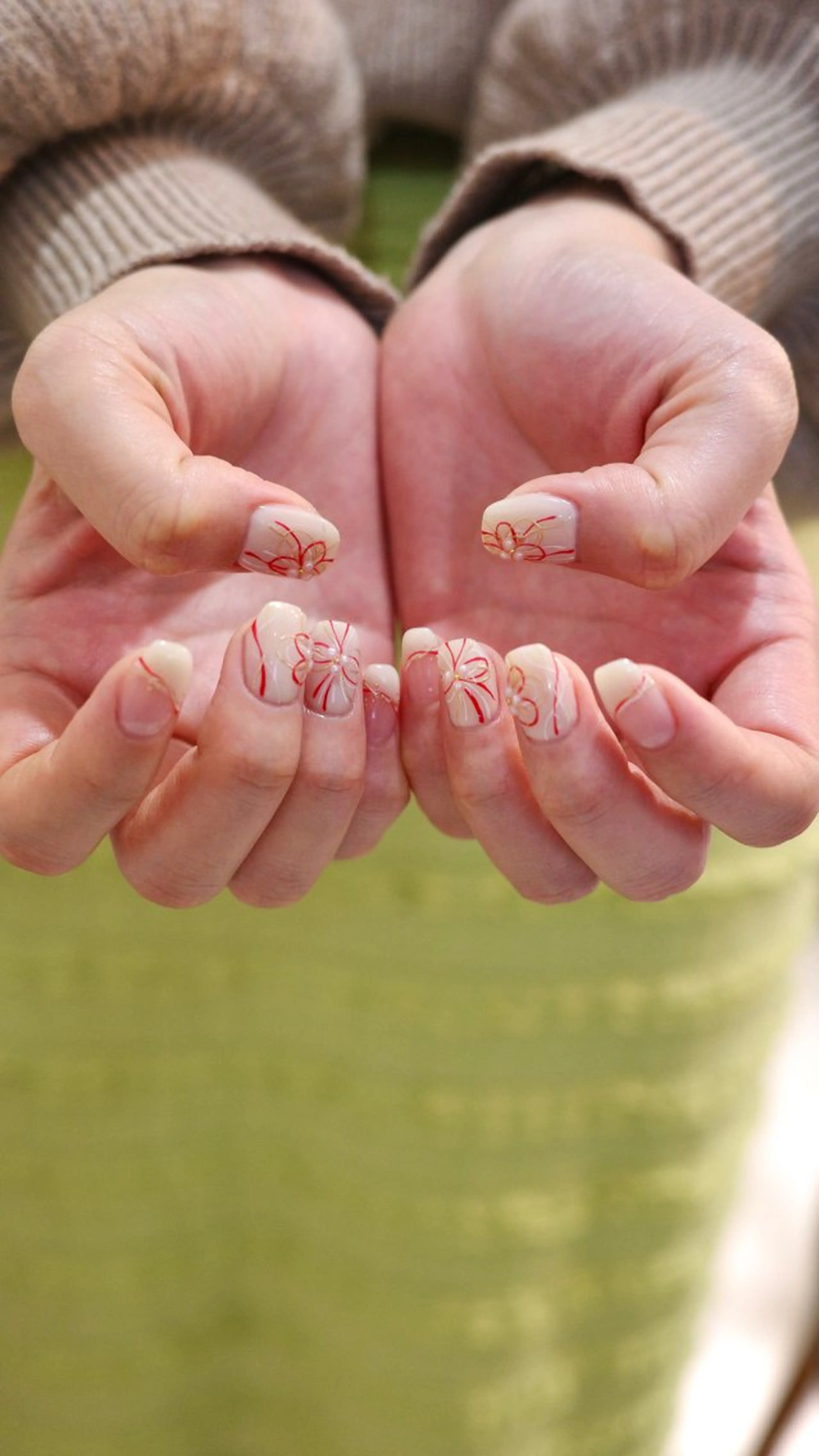 ネイル ハンドネイル pointillé .ayaのネイルデザイン