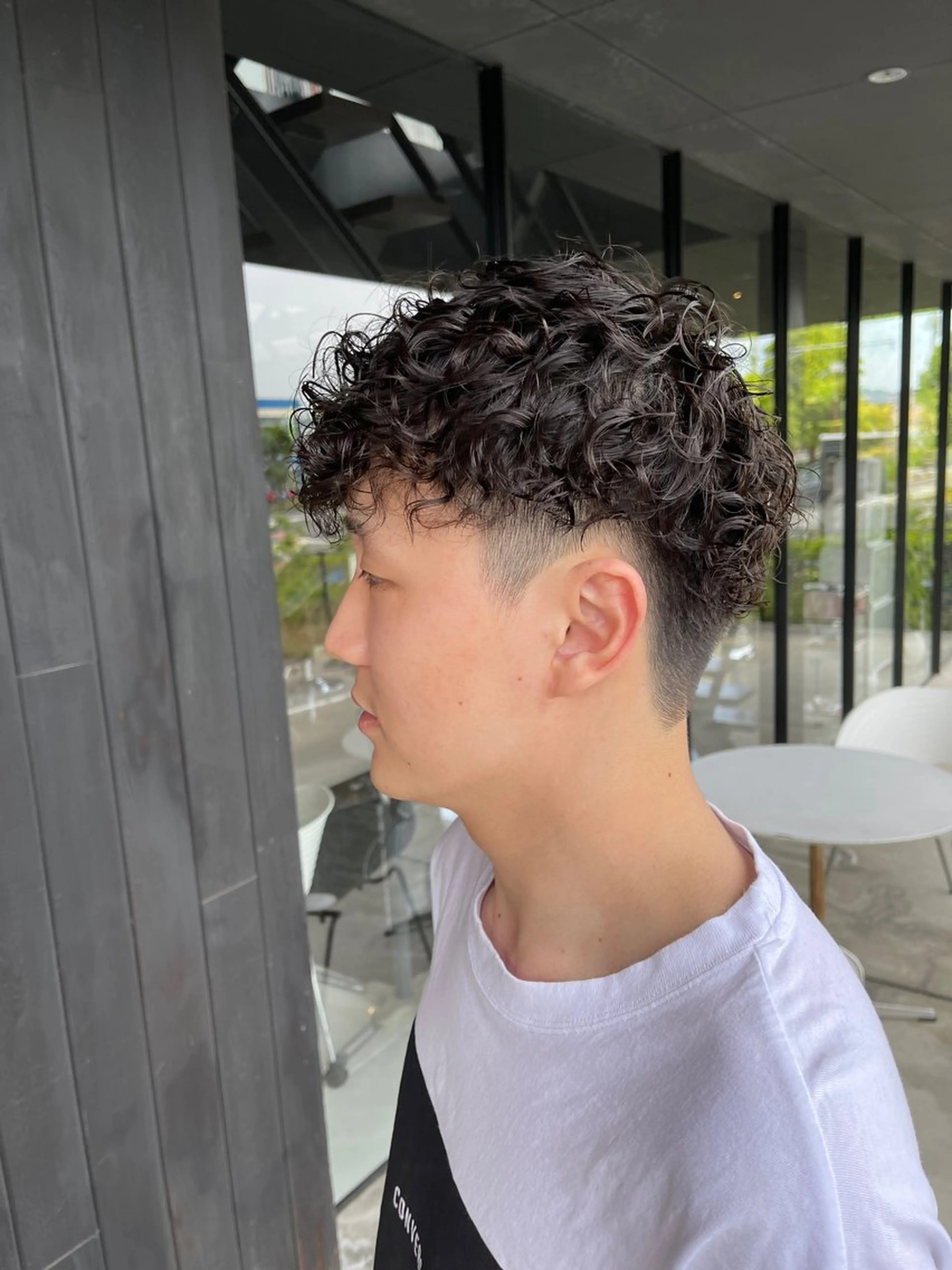 メンズ メンズパーマ プードルパーマ プードルパーマ カット パーマ トリートメント 三好 達也のヘアスタイル