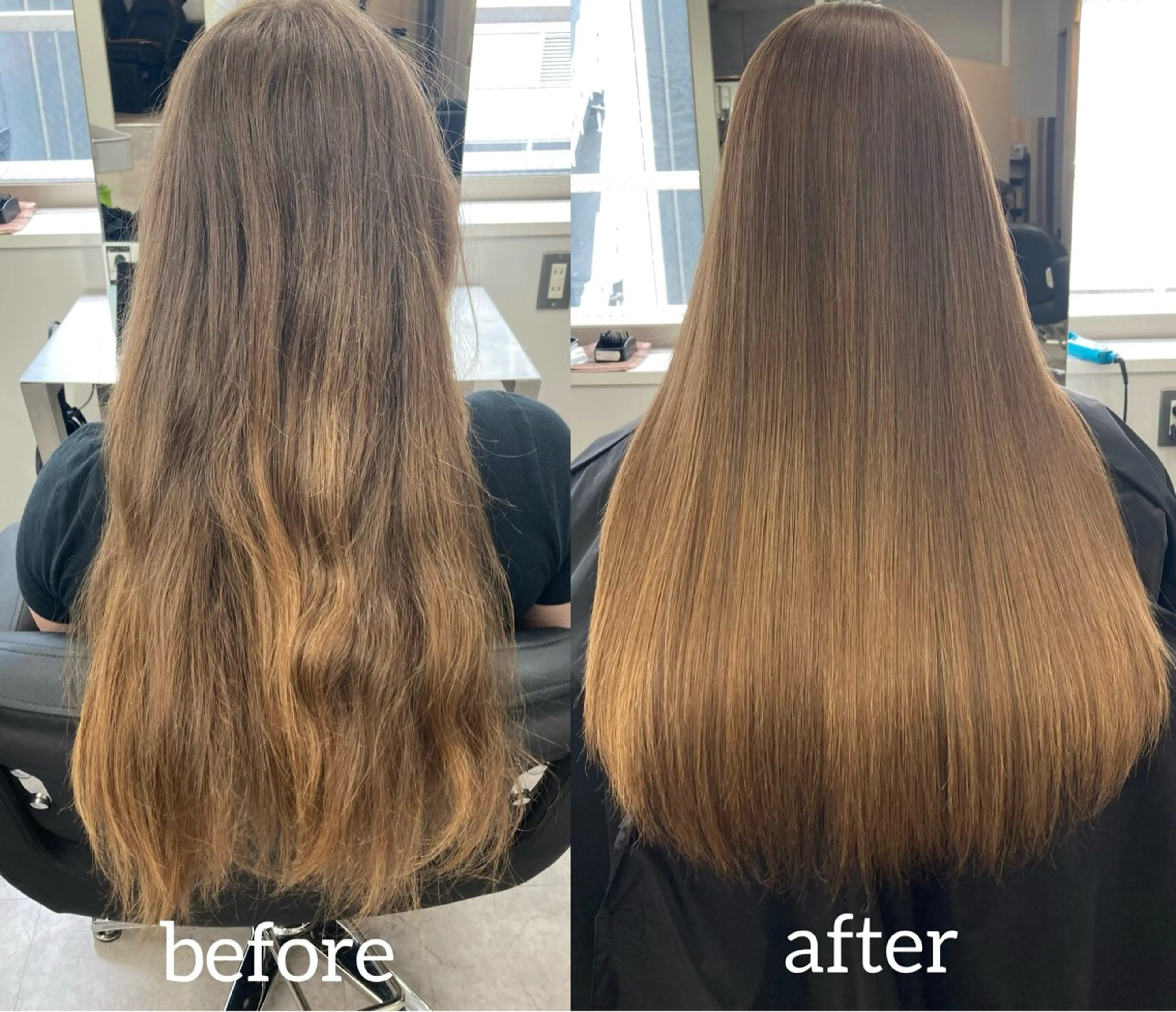 💛超お得クーポン【梅雨、癖毛対策】デザインカット+美髪縮毛矯正+りんご幹細胞培養液Tr🫧【柔らかく艶のある美髪へ】の写真