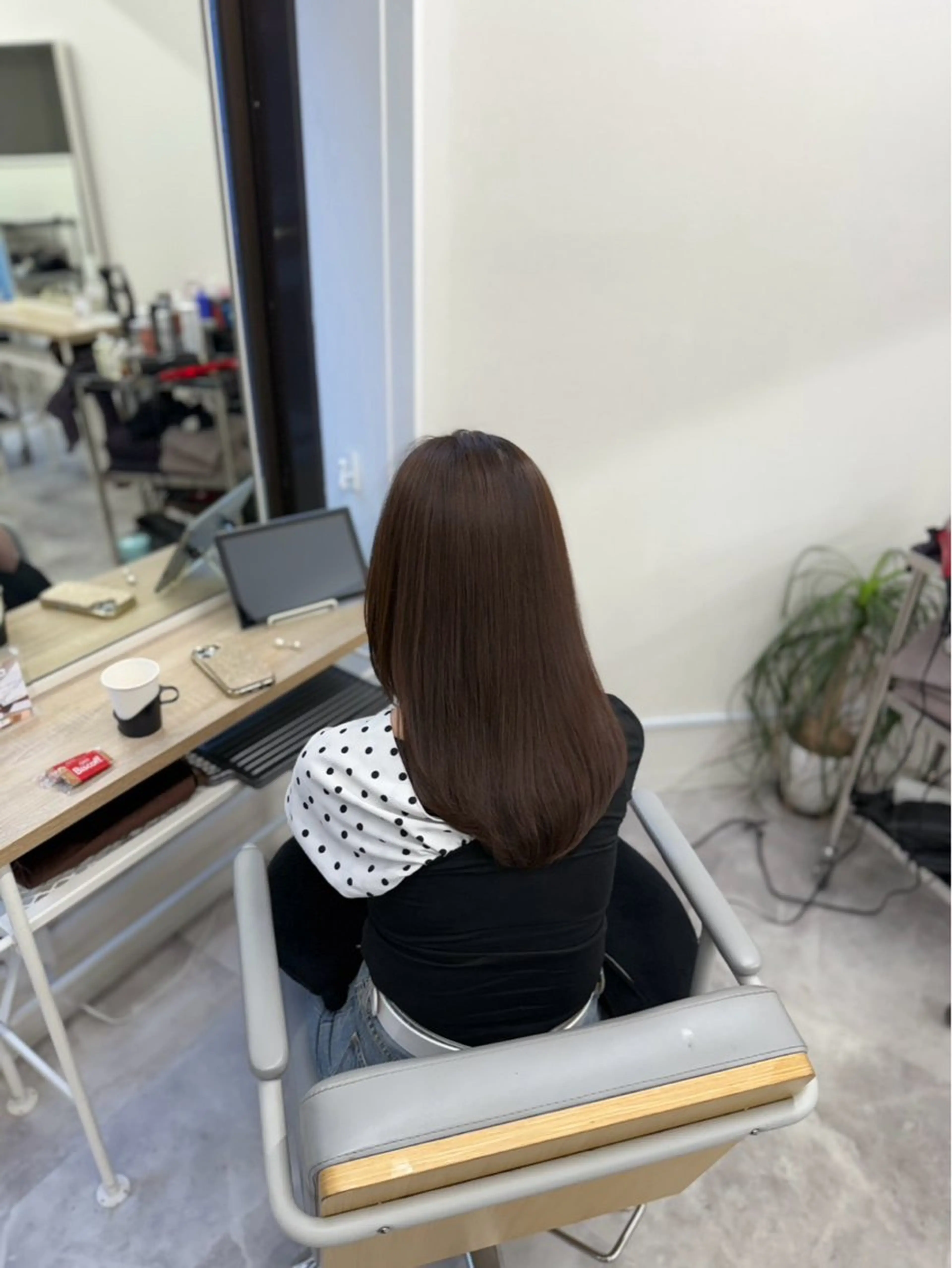 ミディアム ヘアカラー トリートメント 髪質改善Acero. shoyaのヘアスタイル