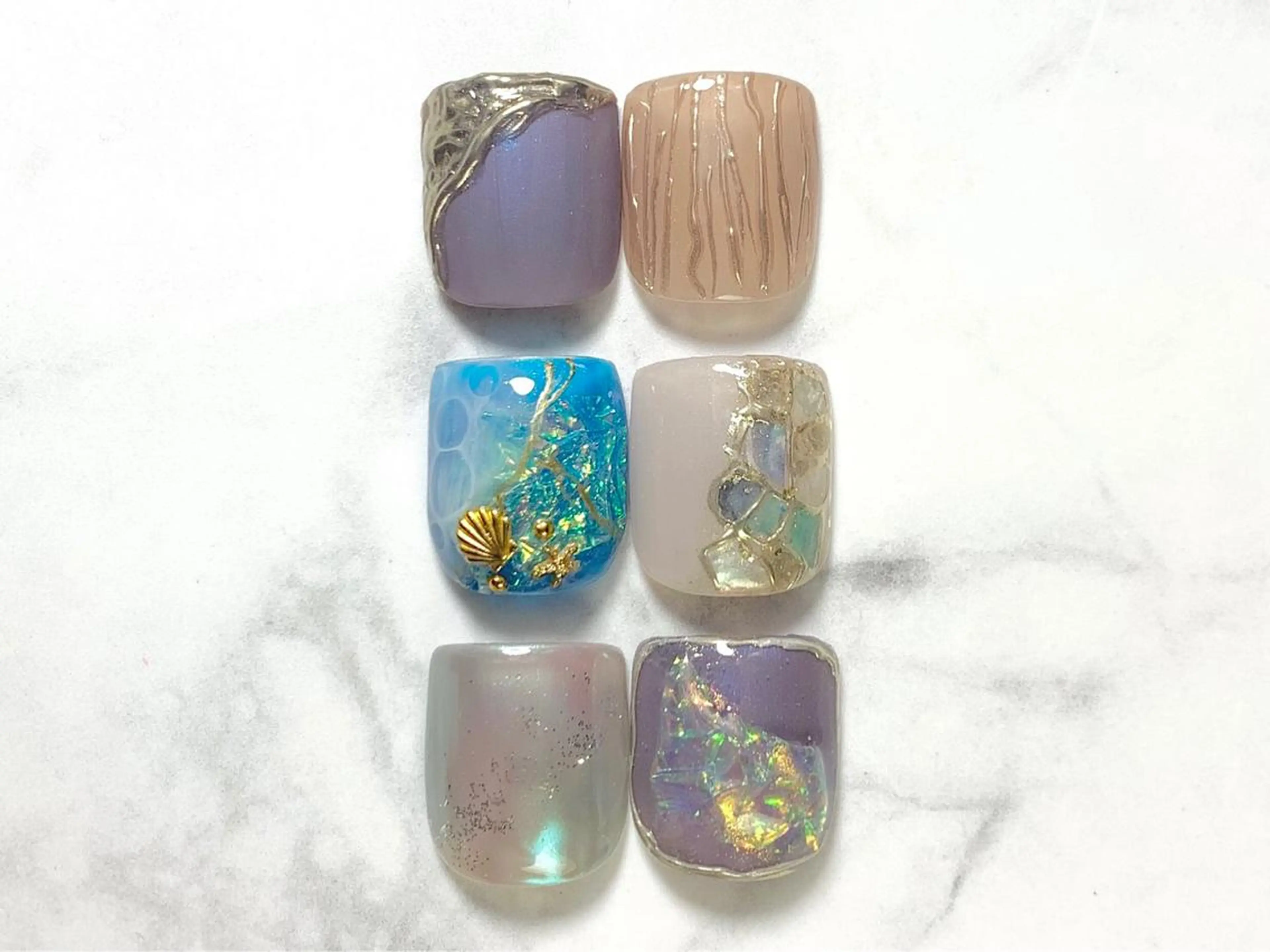 ショート ネイル 🦋Kiyomi. 🦋のネイルデザイン