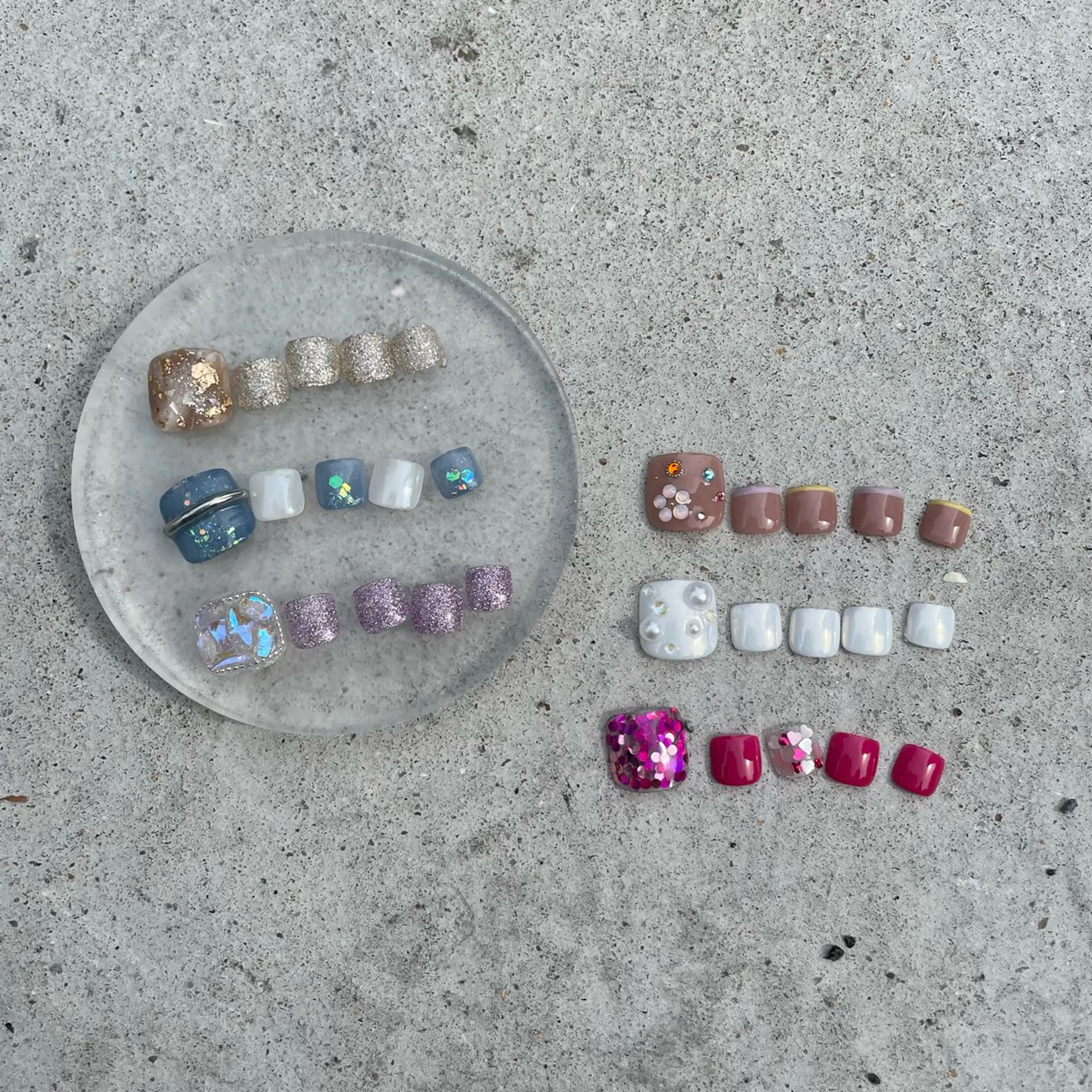 ネイル フットネイル フットネイル Rommy Arisaのネイルデザイン