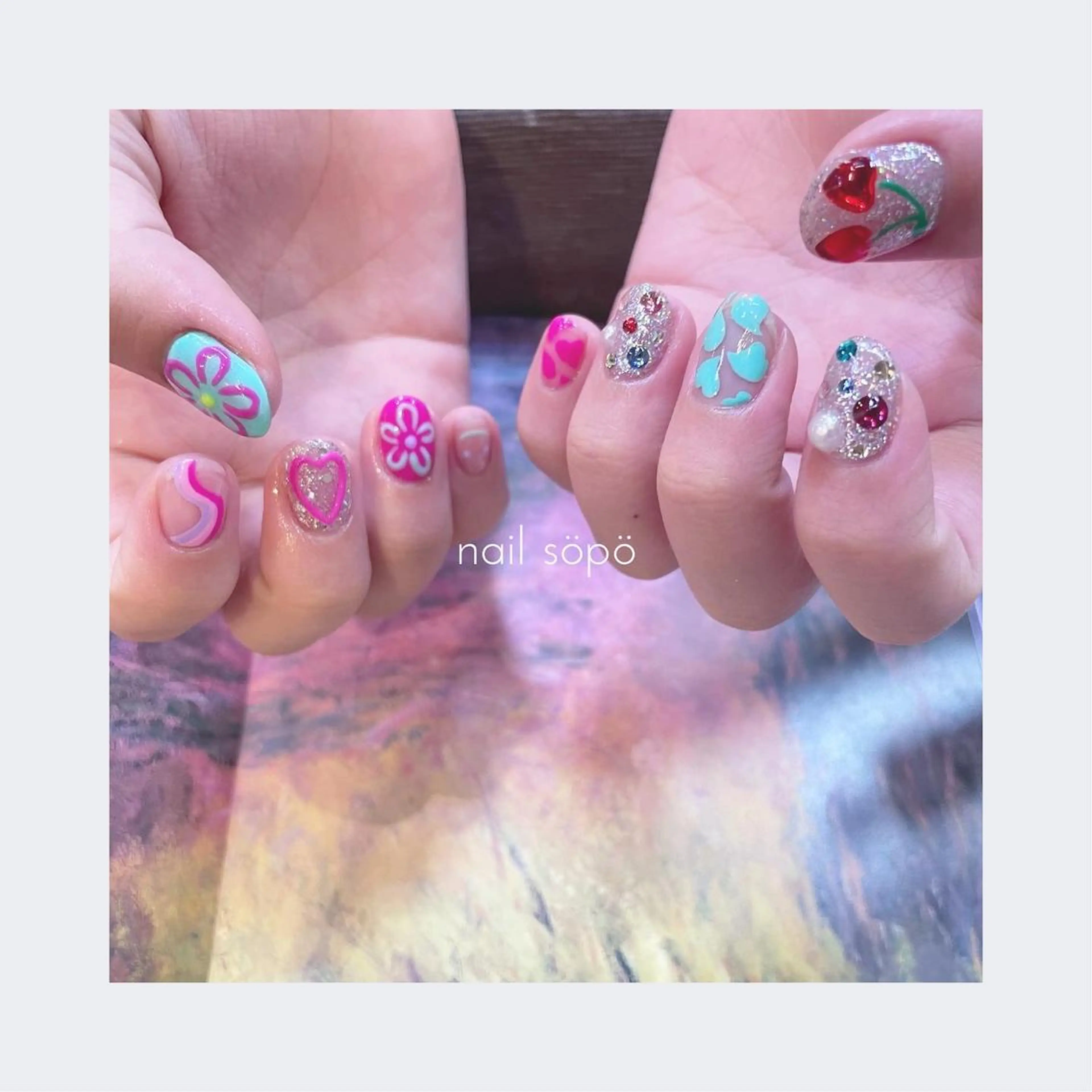 ネイル 自由が丘✳︎奥沢 nail söpöのネイルデザイン