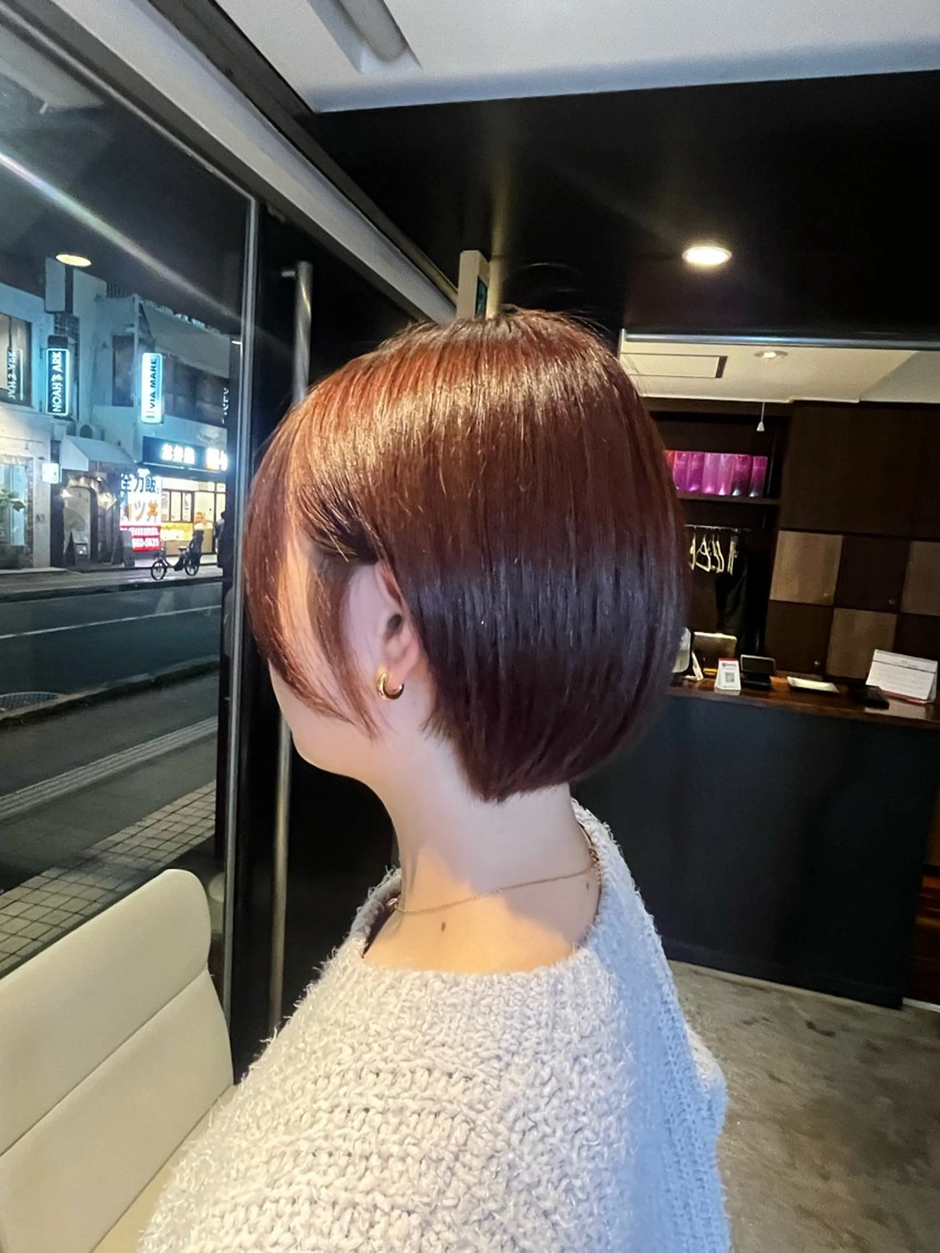 カラー ブラウンカラー レッドカラー HAIR&MAKE SeeK 八王子店所属・カットモデル募集中 💖コトハ🌈✨のヘアスタイル