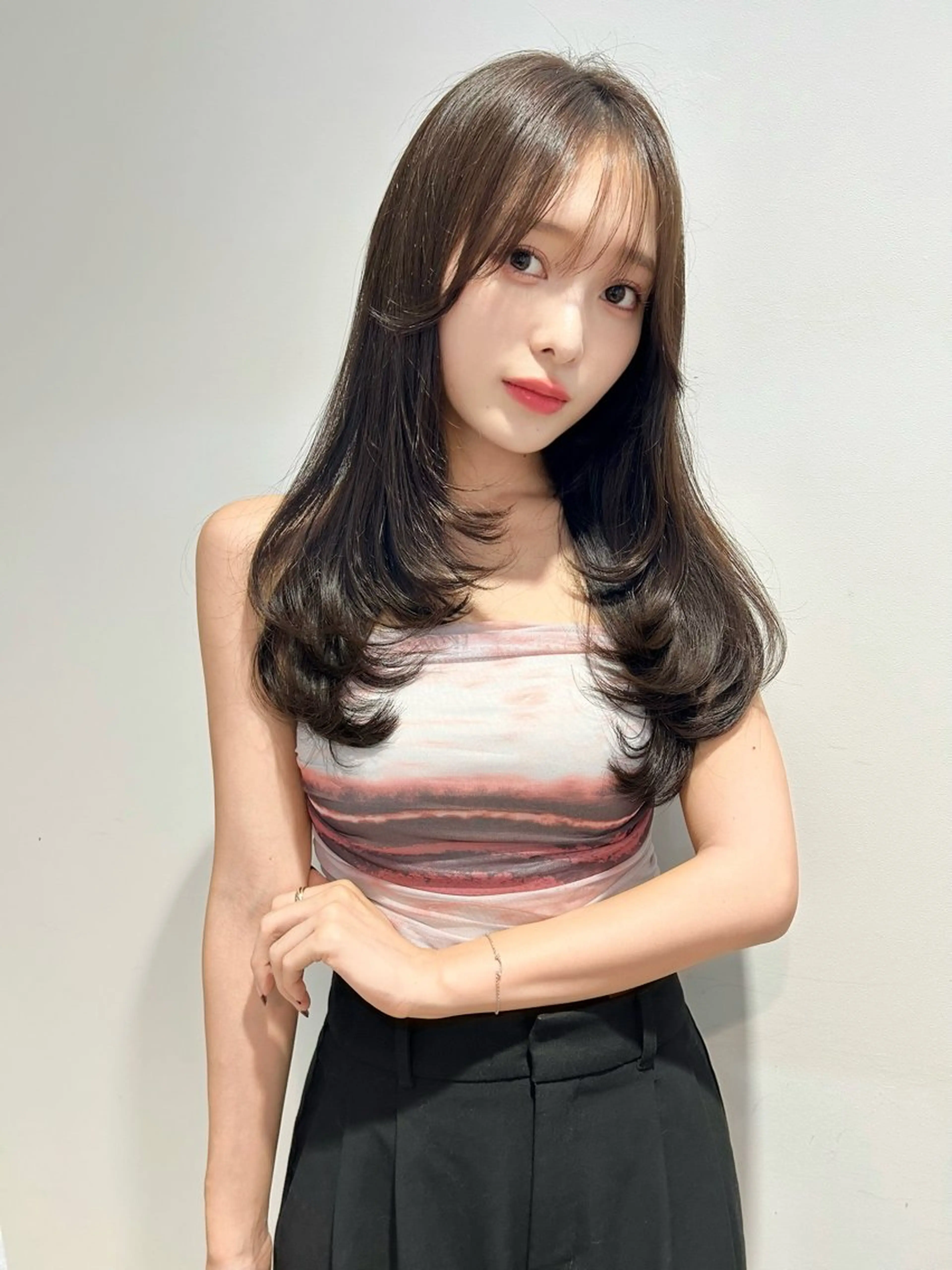 ロング レイヤーカット 艶髪/モテヘア🎀 MIHOのヘアスタイル