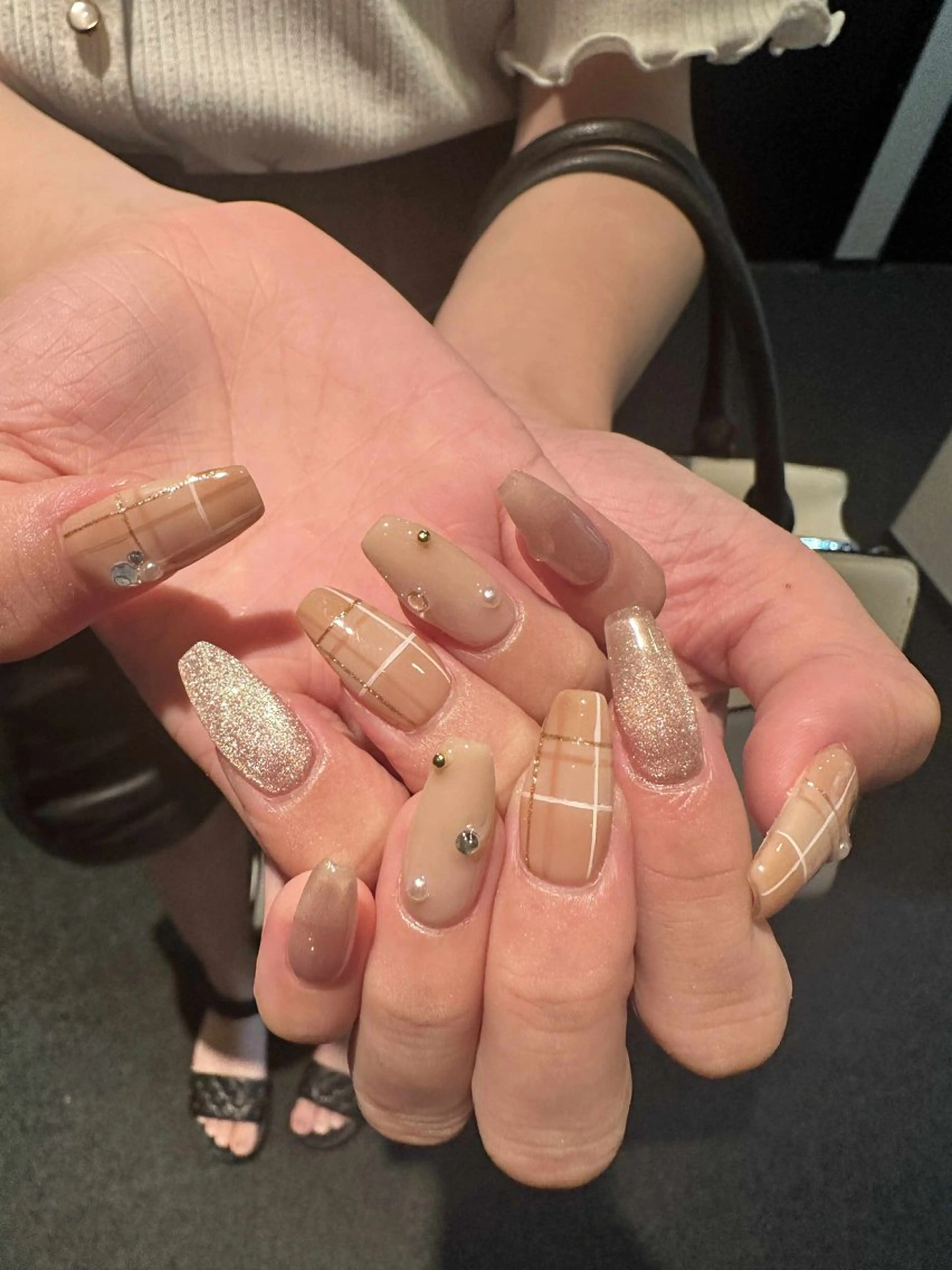 ネイル ハート ニュアンスネイル ワンホンネイル ハンドネイル ゆ いのネイルデザイン