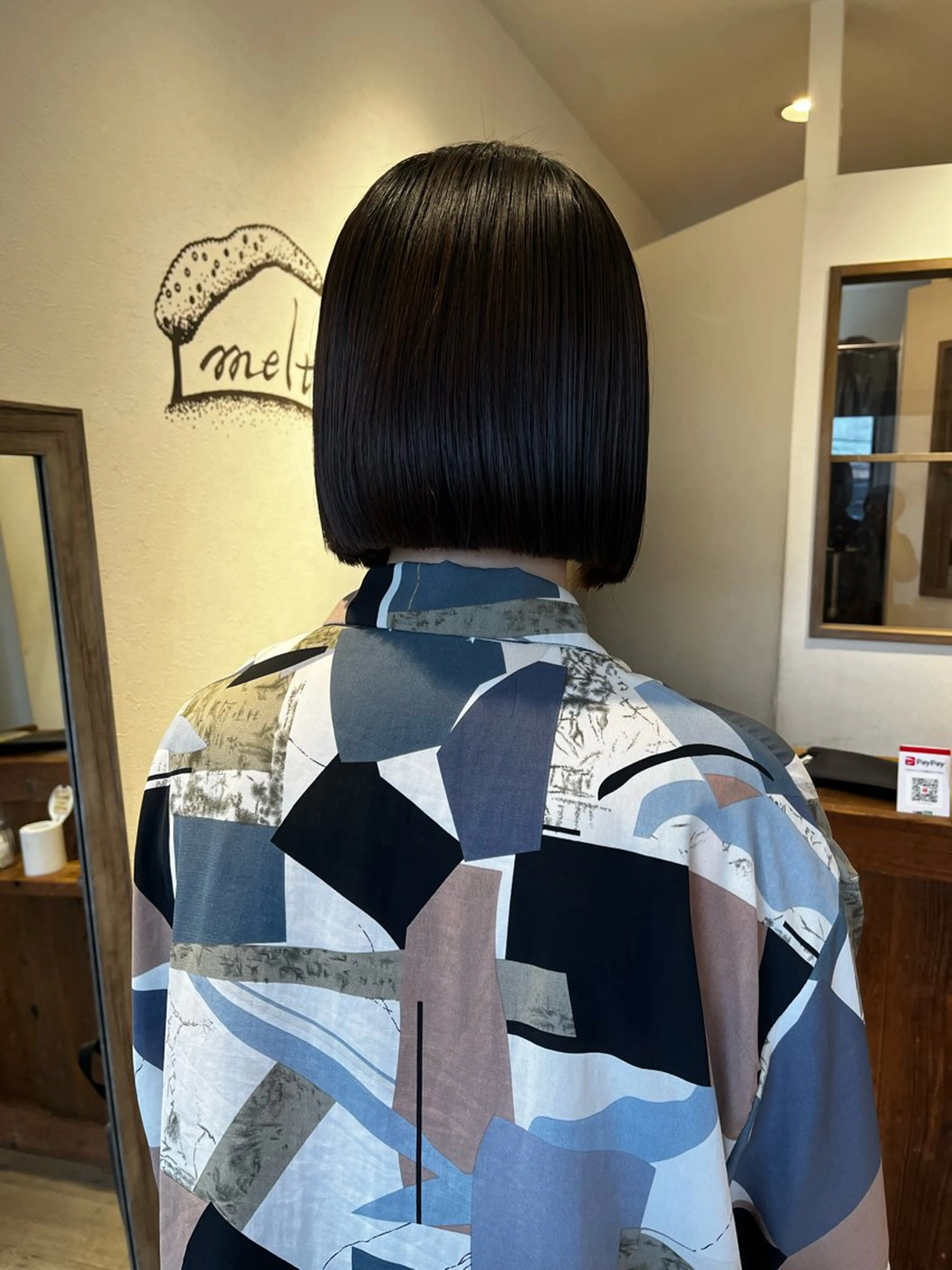 ショート ボブ カット トリートメント 上品な暖色/丸みボブ Chie🪷のヘアスタイル